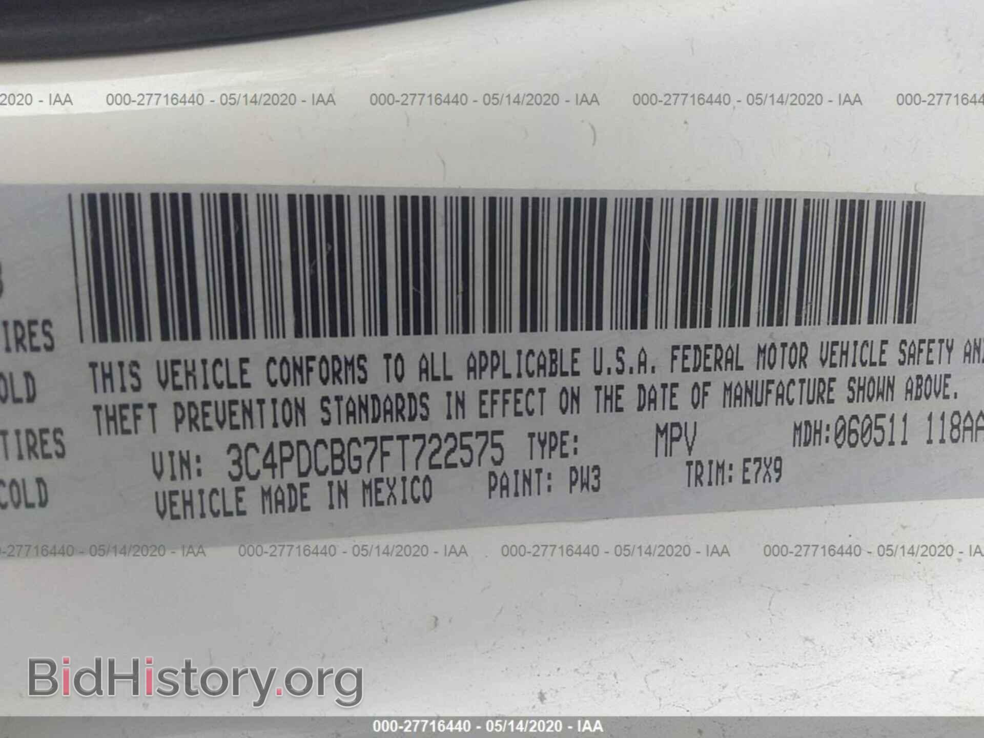 2015 DODGE JOURNEY - VIN: 3C4PDCBG7FT722575 - Photo 9