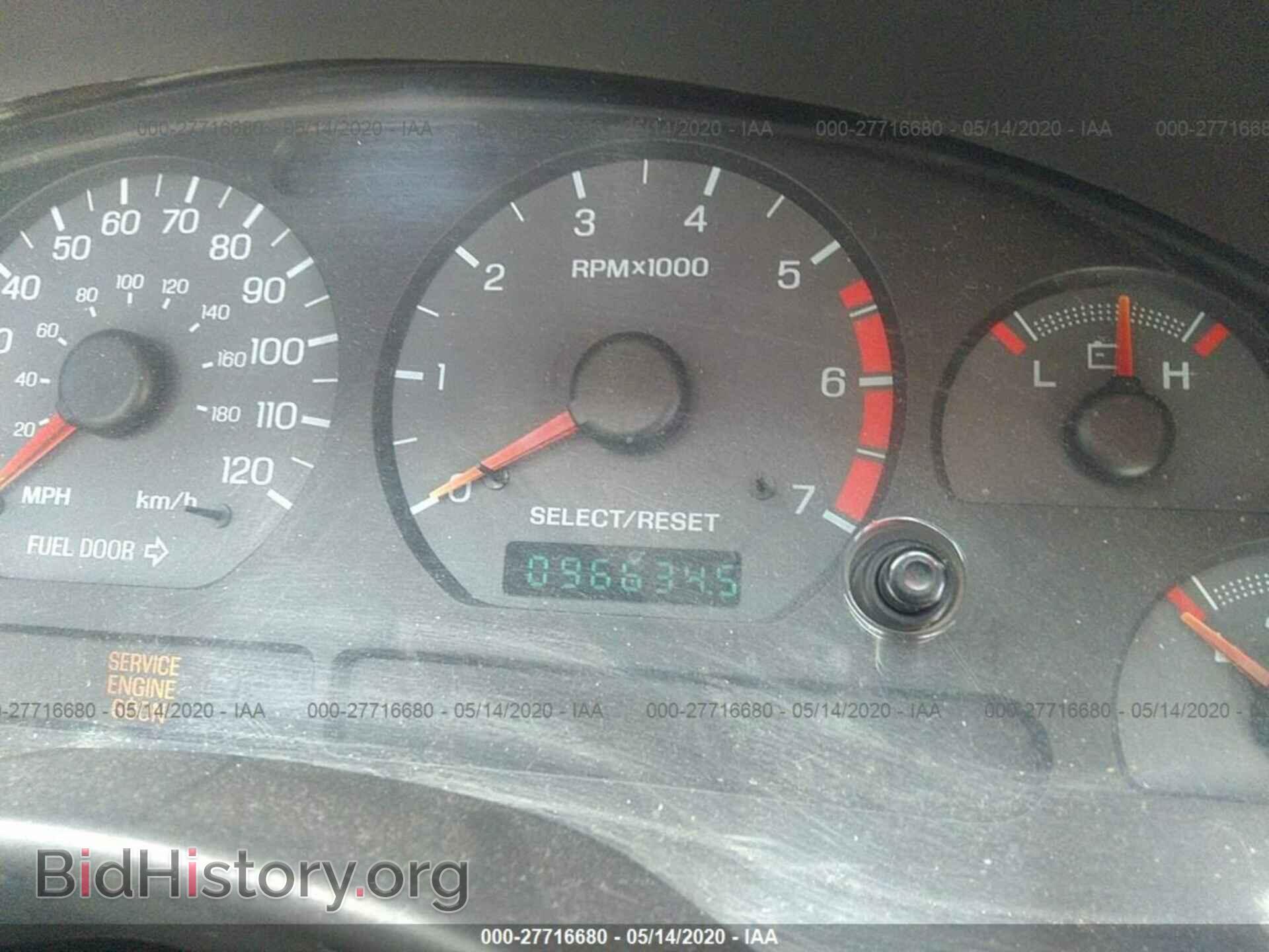 2000 FORD MUSTANG - VIN: 1FAFP4043YF163000 - Photo 7