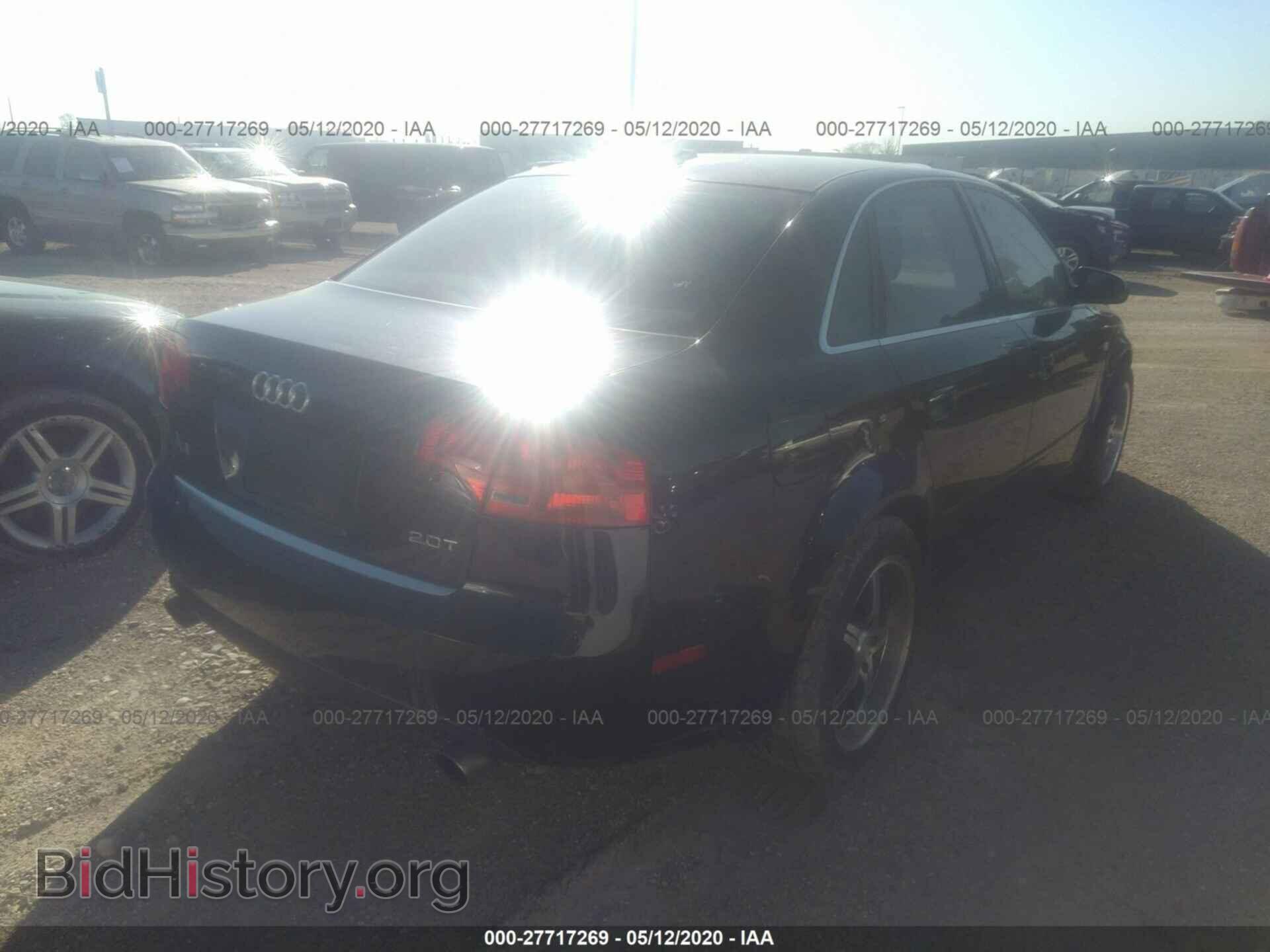 2007 AUDI A4 - VIN: WAUAF78EX7A101222 - Фото 4