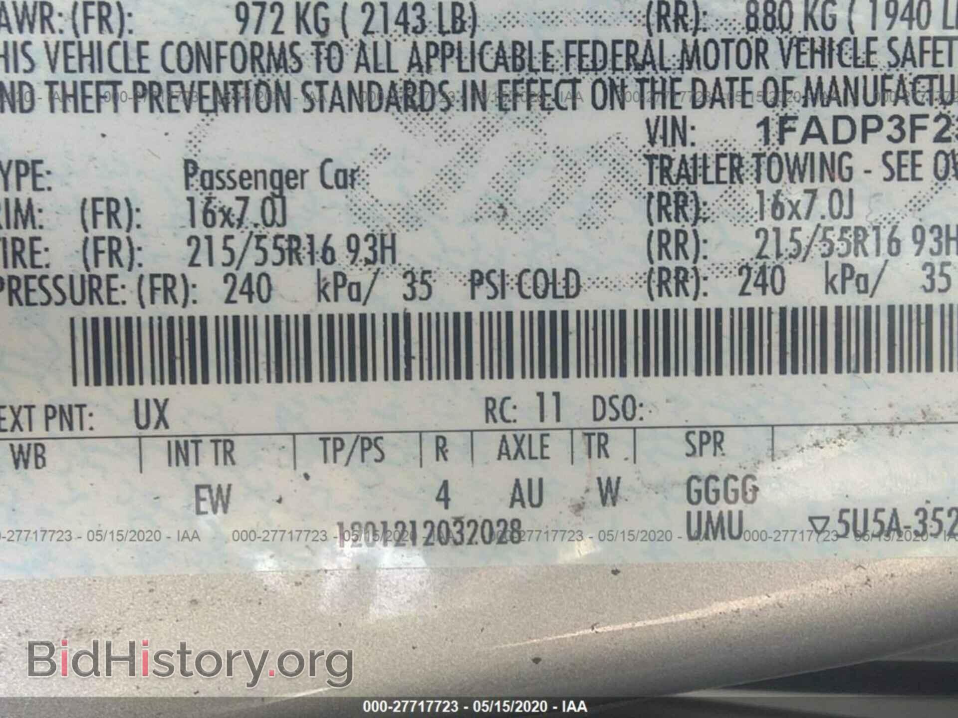 2013 FORD FOCUS - VIN: 1FADP3F23DL206527 - Фото 9