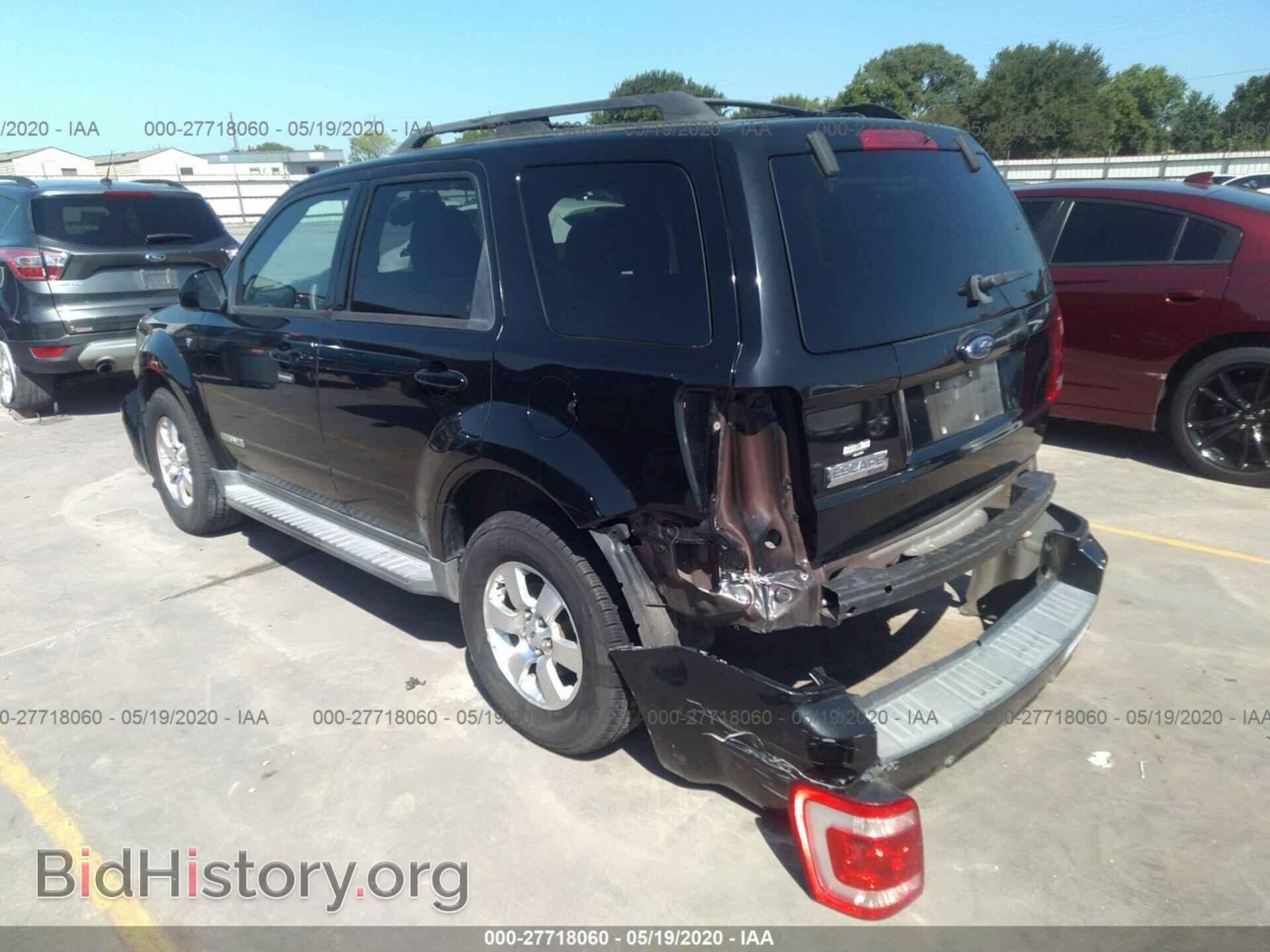 2008 FORD ESCAPE - VIN: 1FMCU04108KB10563 - Фото 3