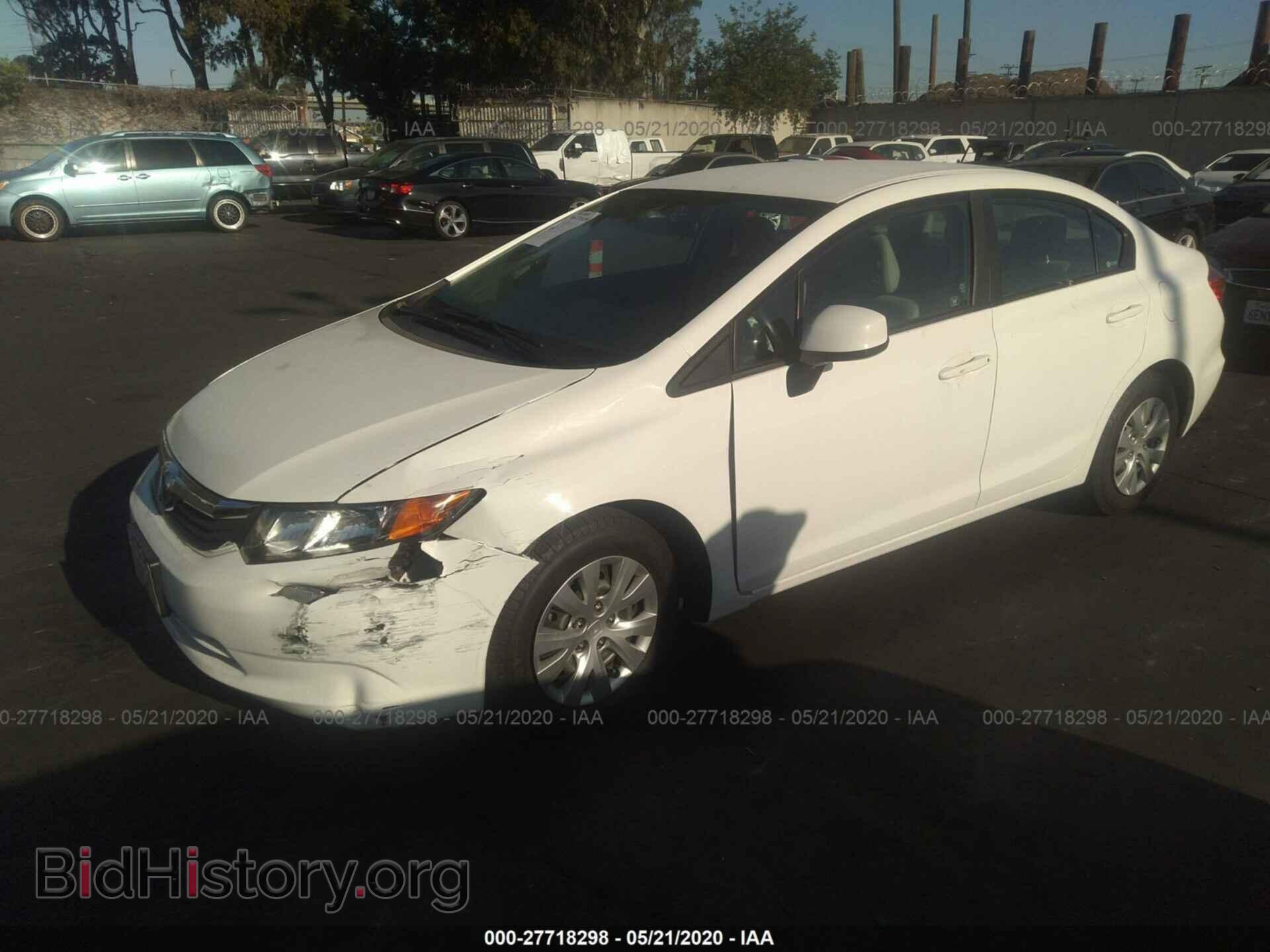 2012 HONDA CIVIC - VIN: 19XFB2F50CE380472 - Фото 2