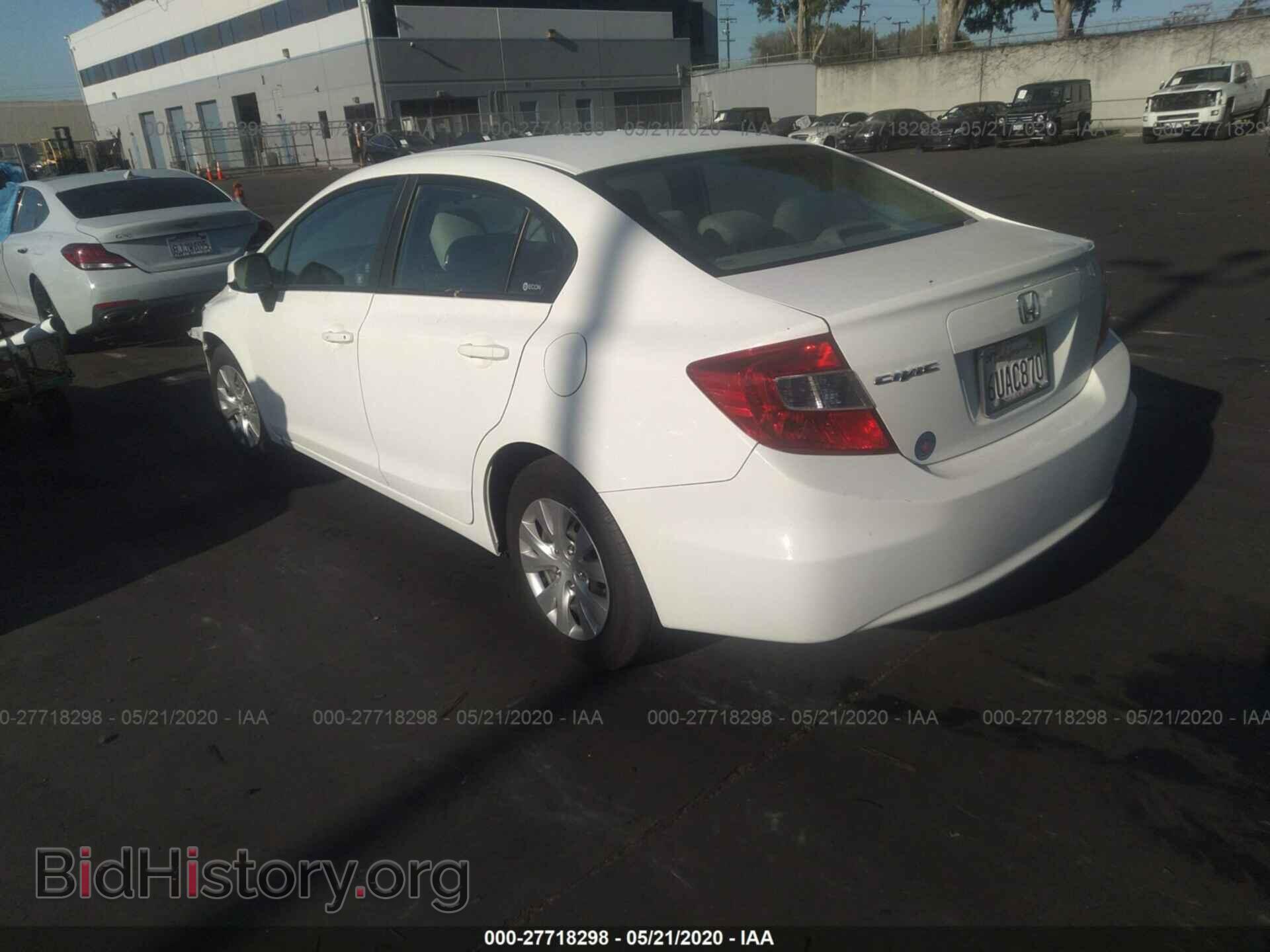 2012 HONDA CIVIC - VIN: 19XFB2F50CE380472 - Фото 3