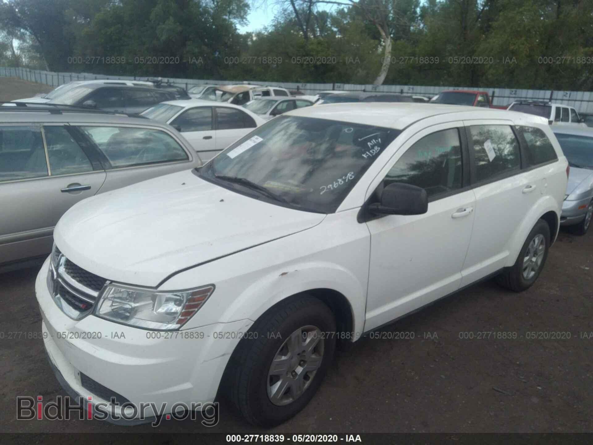2012 DODGE JOURNEY - VIN: 3C4PDCAB8CT296848 - Фото 2