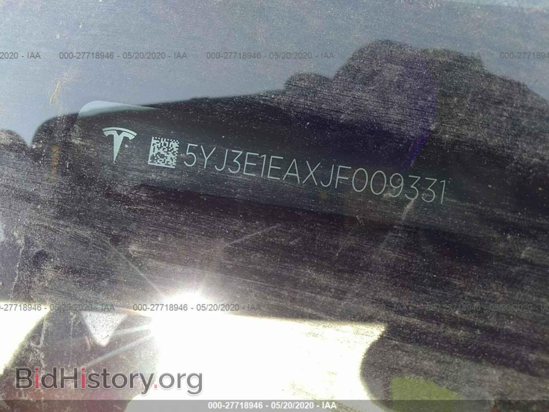 2018 TESLA MODEL 3 - VIN: 5YJ3E1EAXJF009331 - Photo 9