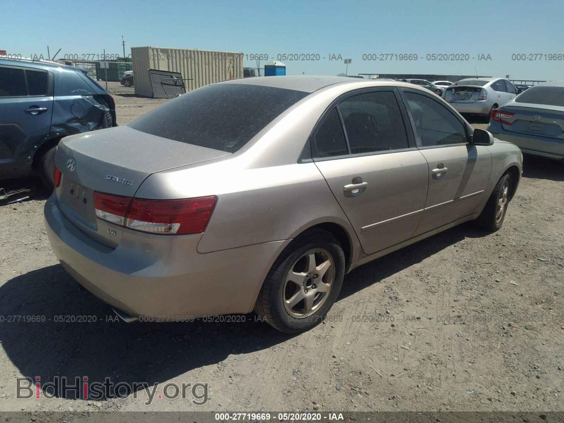 2006 HYUNDAI SONATA - VIN: 5NPEU46F46H129996 - Фото 4