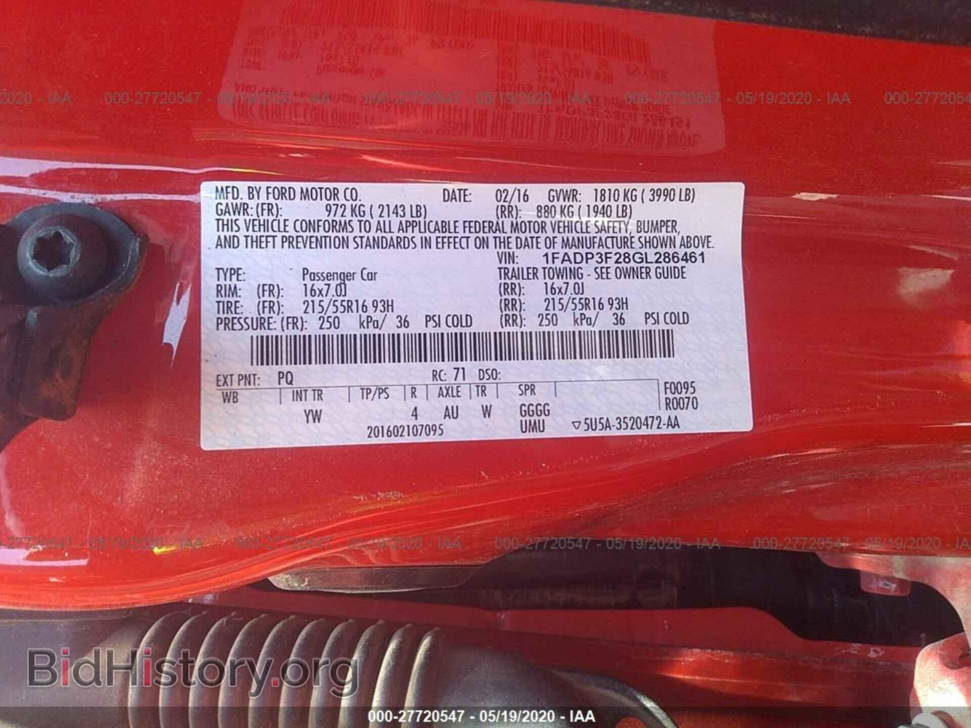 2016 FORD FOCUS - VIN: 1FADP3F28GL286461 - Photo 9