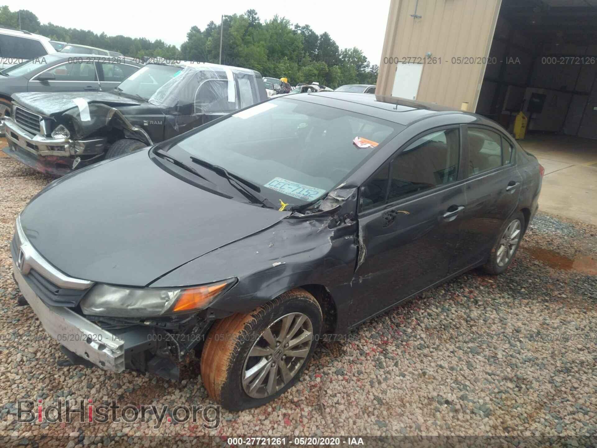 2012 HONDA CIVIC SDN - VIN: 2HGFB2F89CH522785 - Фото 2