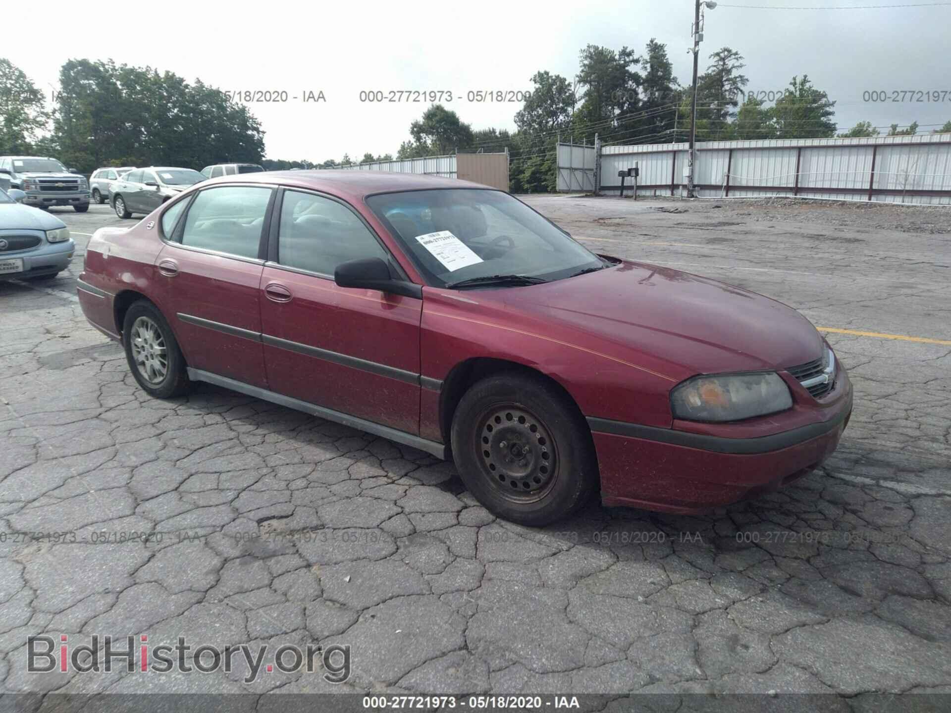 Фотография 2G1WF52E359273230 - CHEVROLET IMPALA 2005