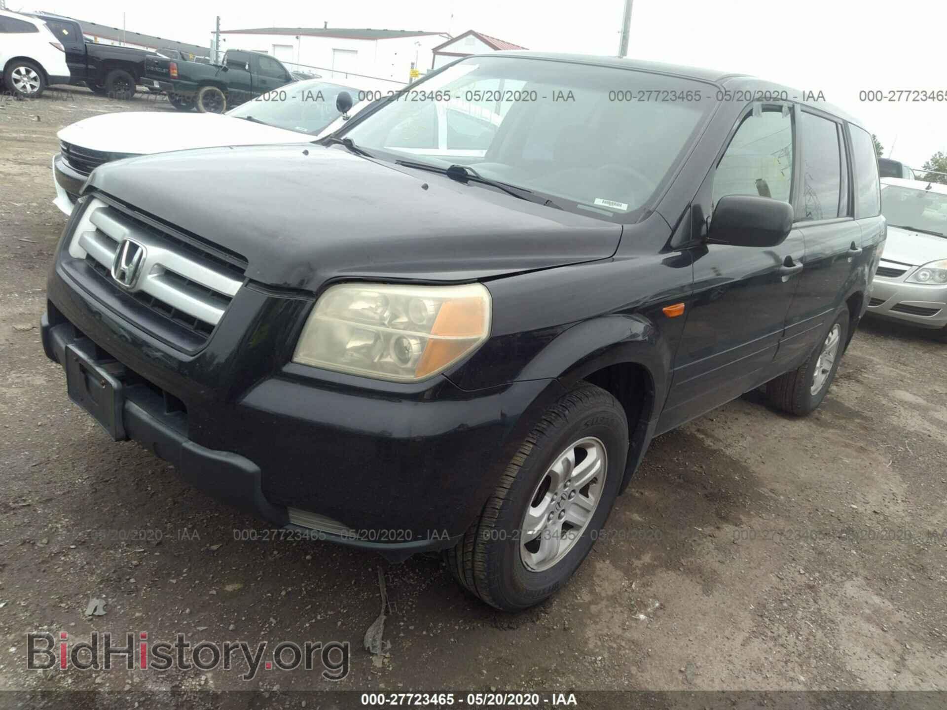 2006 HONDA PILOT - VIN: 5FNYF28166B013193 - Фото 2