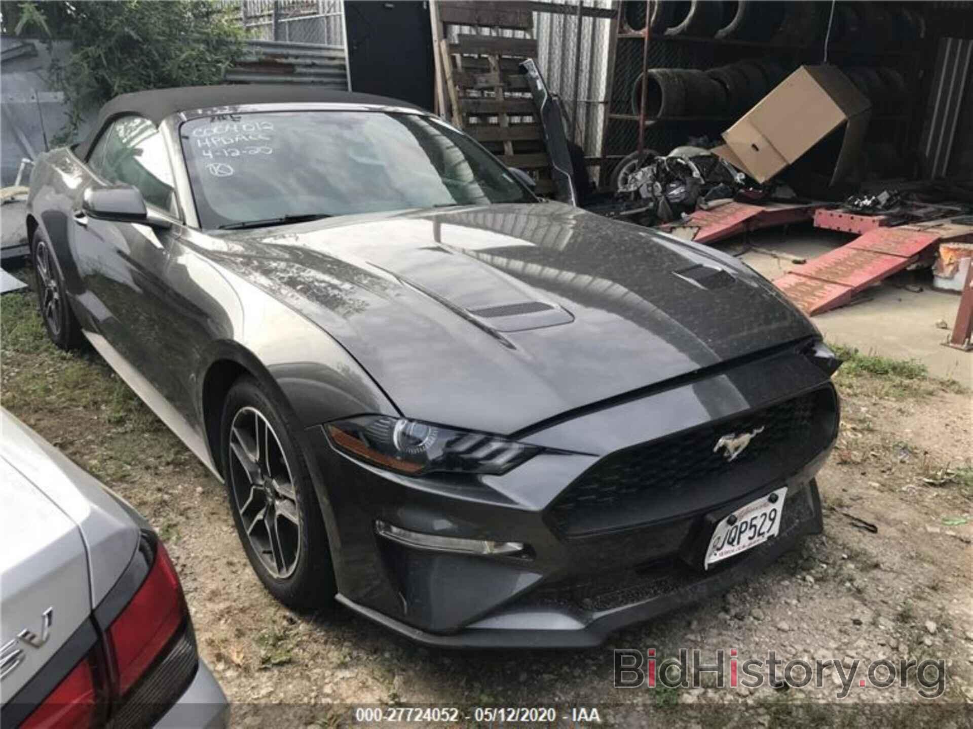 Photo 1FATP8UH3K5170064 - FORD MUSTANG 2019