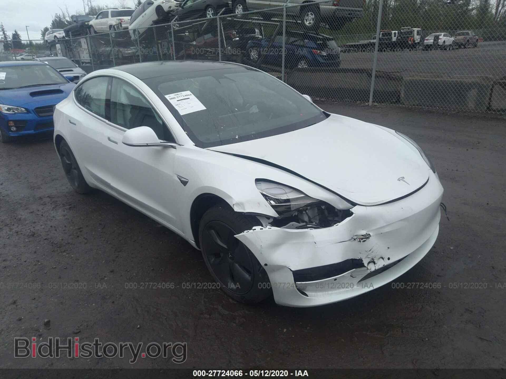 Photo 5YJ3E1EA6KF485853 - TESLA MODEL 3 2019