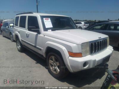 2007 Jeep COMMANDER, white — VIN 1J8HH48K07C587312, IAAI