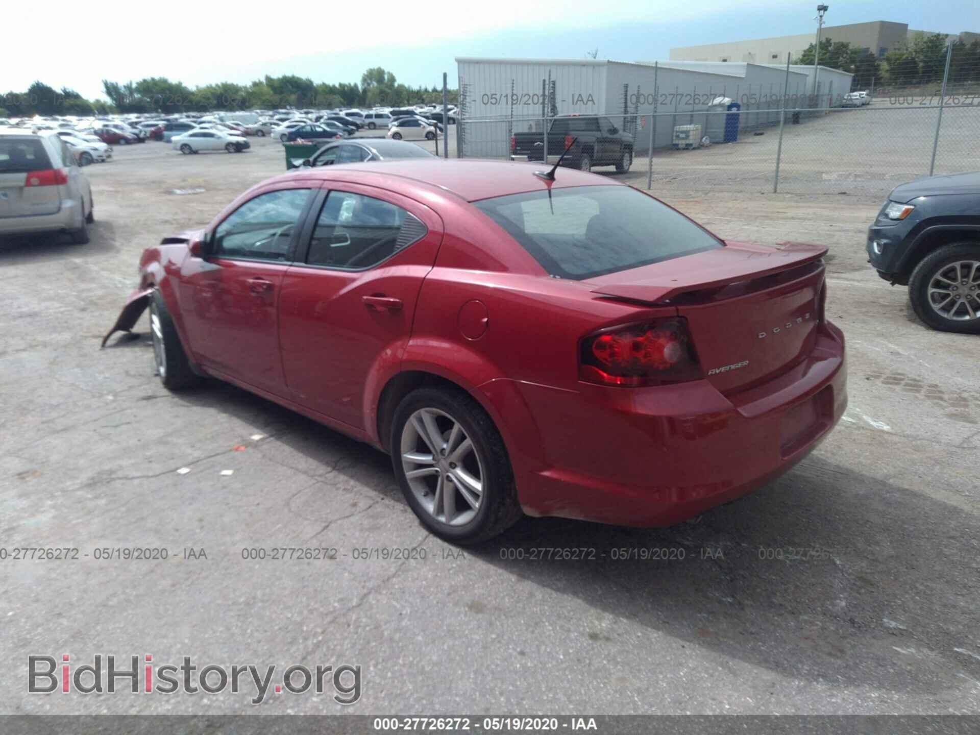 2013 DODGE AVENGER - VIN: 1C3CDZCG2DN586311 - Фото 3