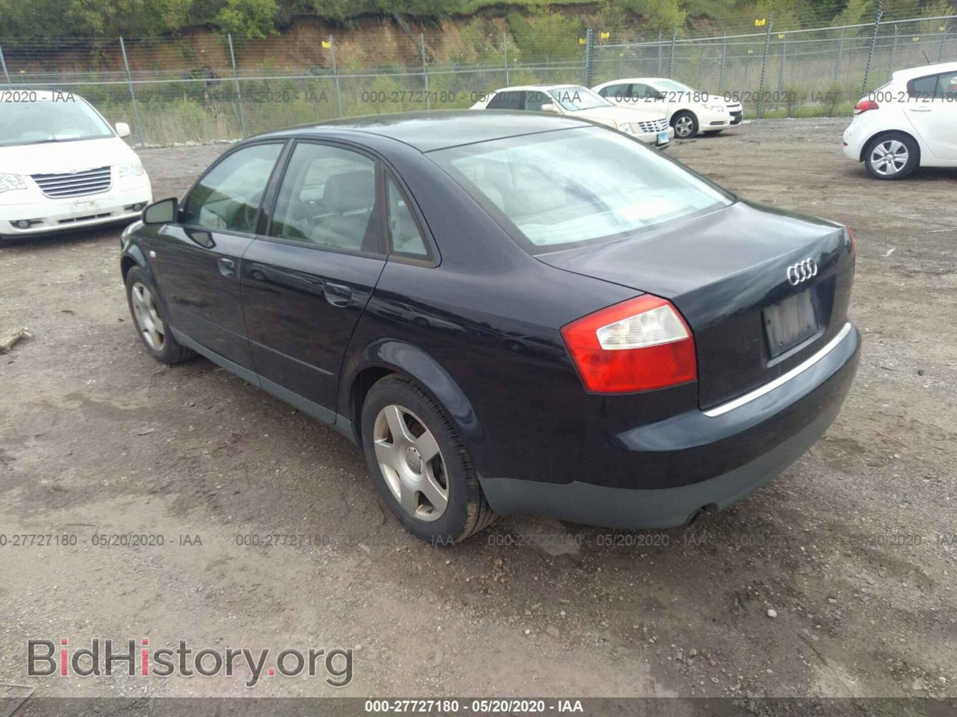 2002 AUDI A4 - VIN: WAULC68E82A314335 - Фото 3