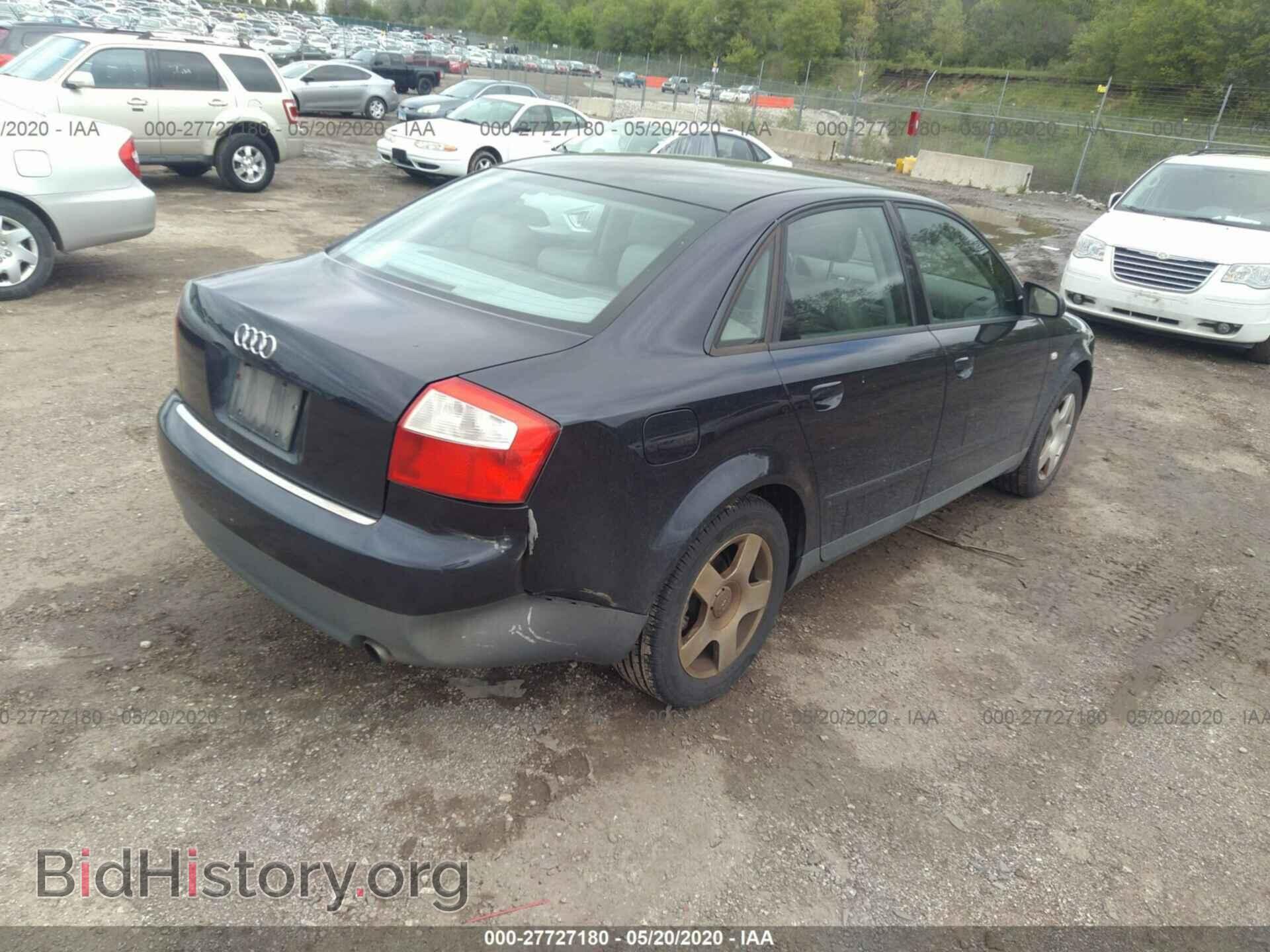 2002 AUDI A4 - VIN: WAULC68E82A314335 - Фото 4