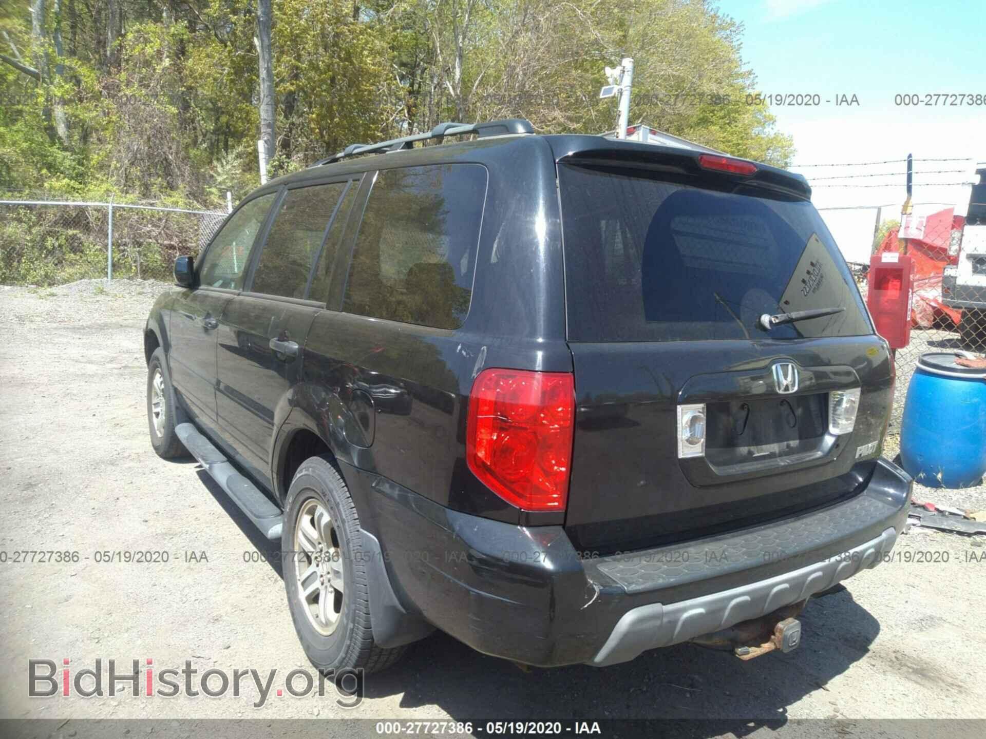 2005 HONDA PILOT - VIN: 2HKYF18425H511590 - Фото 3