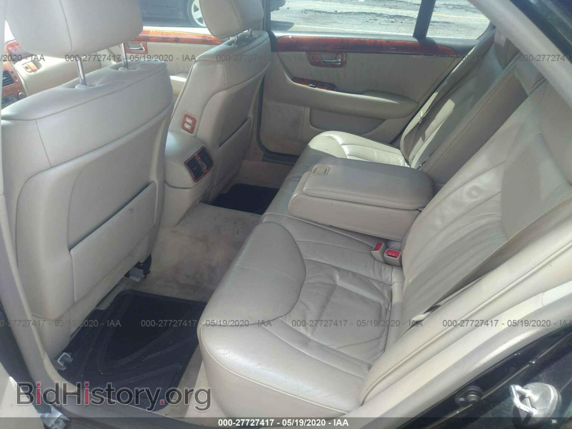 2002 LEXUS LS - VIN: JTHBN30F420056833 - Фото 8