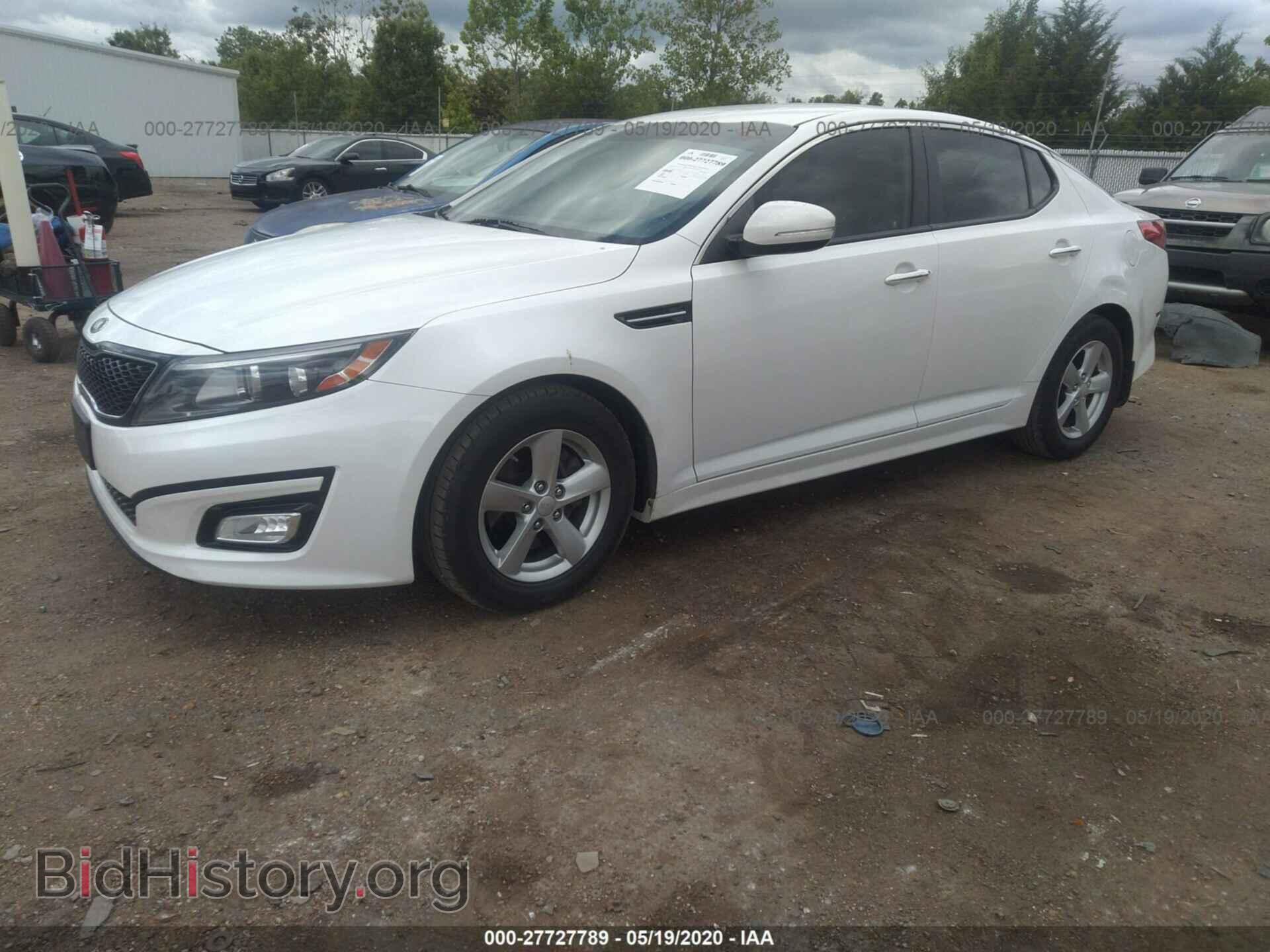 2015 KIA OPTIMA - VIN: KNAGM4A79F5556239 - Фото 2