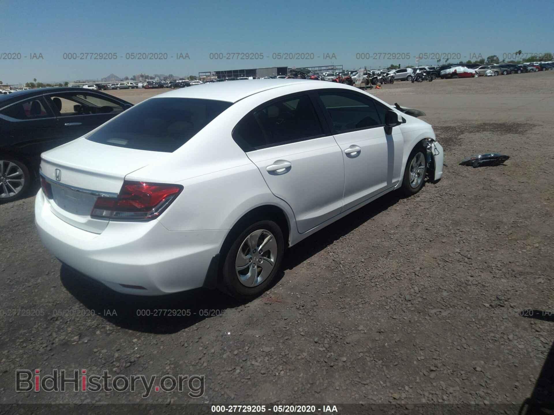 2013 HONDA CIVIC - VIN: 2HGFB2F51DH550068 - Фото 4