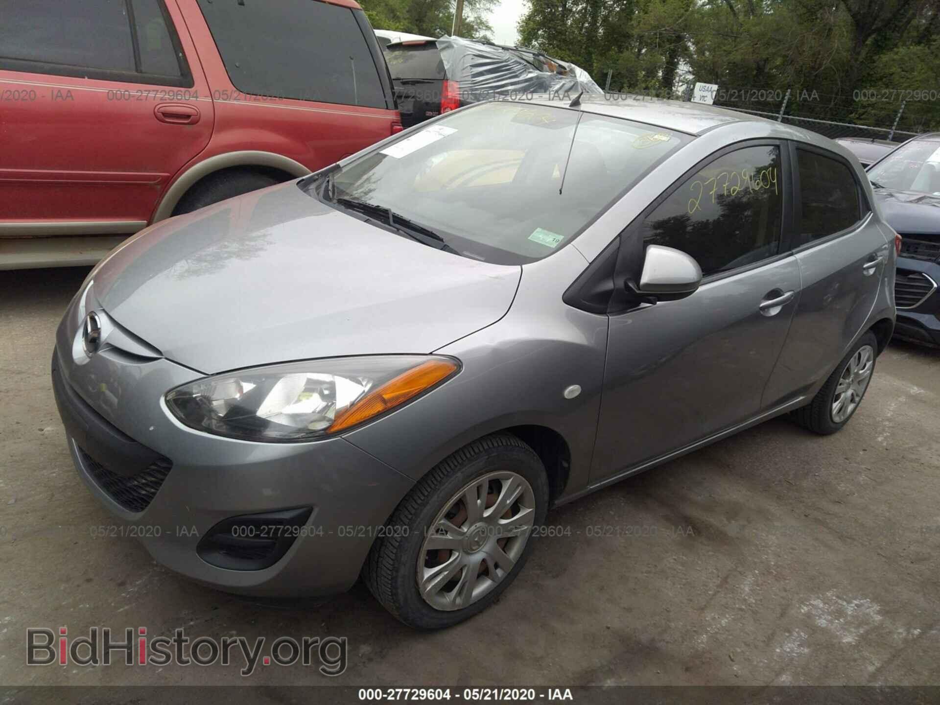 2014 MAZDA MAZDA2 - VIN: JM1DE1KY2E0173439 - Фото 2