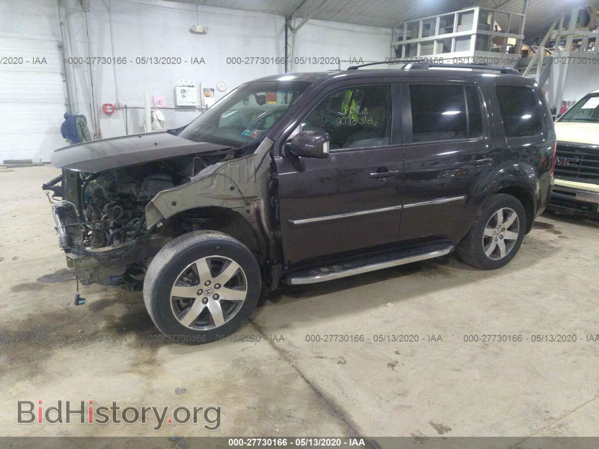 2012 HONDA PILOT - VIN: 5FNYF4H93CB023807 - Фото 2