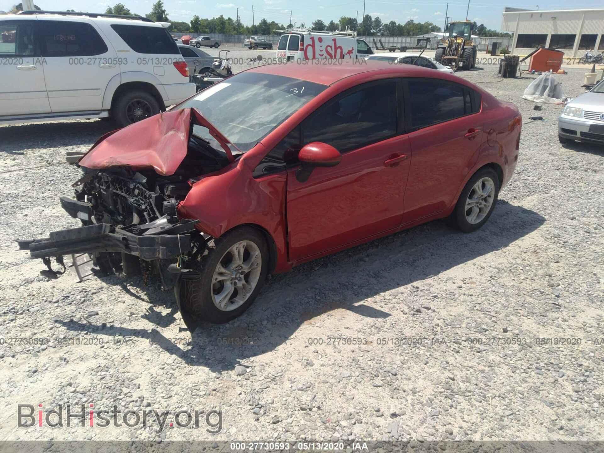 2013 KIA RIO - VIN: KNADM4A38D6123096 - Фото 2