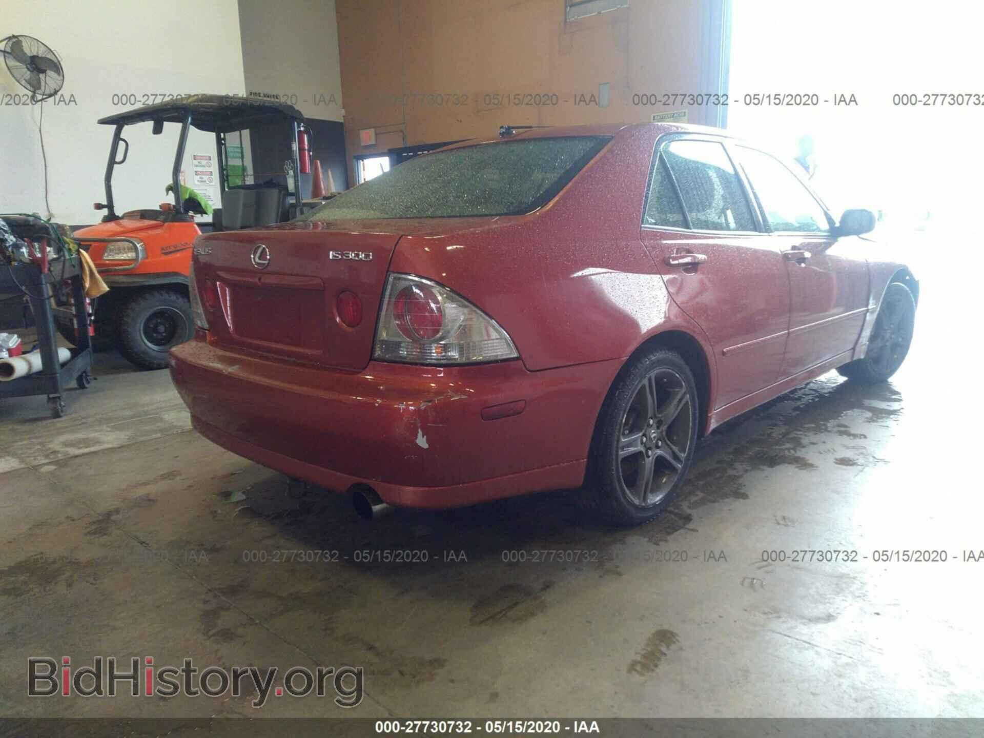 2001 LEXUS IS - VIN: JTHBD182910006260 - Фото 4