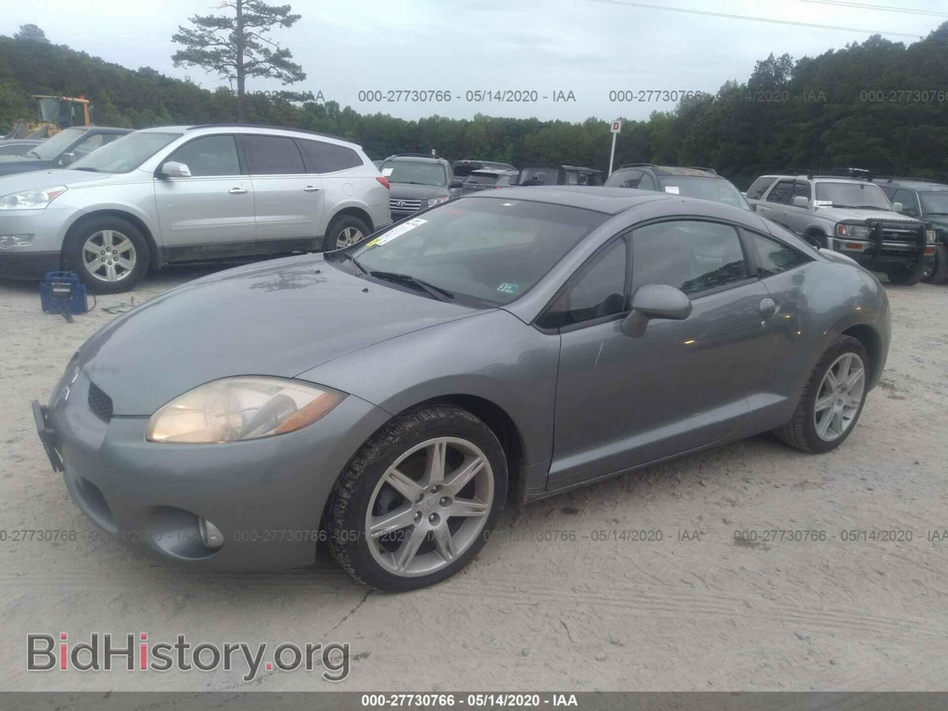 2007 MITSUBISHI ECLIPSE - VIN: 4A3AK34T17E013614 - Фото 2