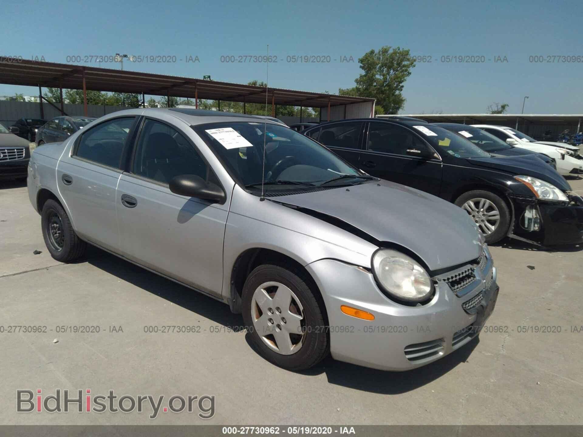 Фотография 1B3ES26C65D168272 - DODGE NEON 2005