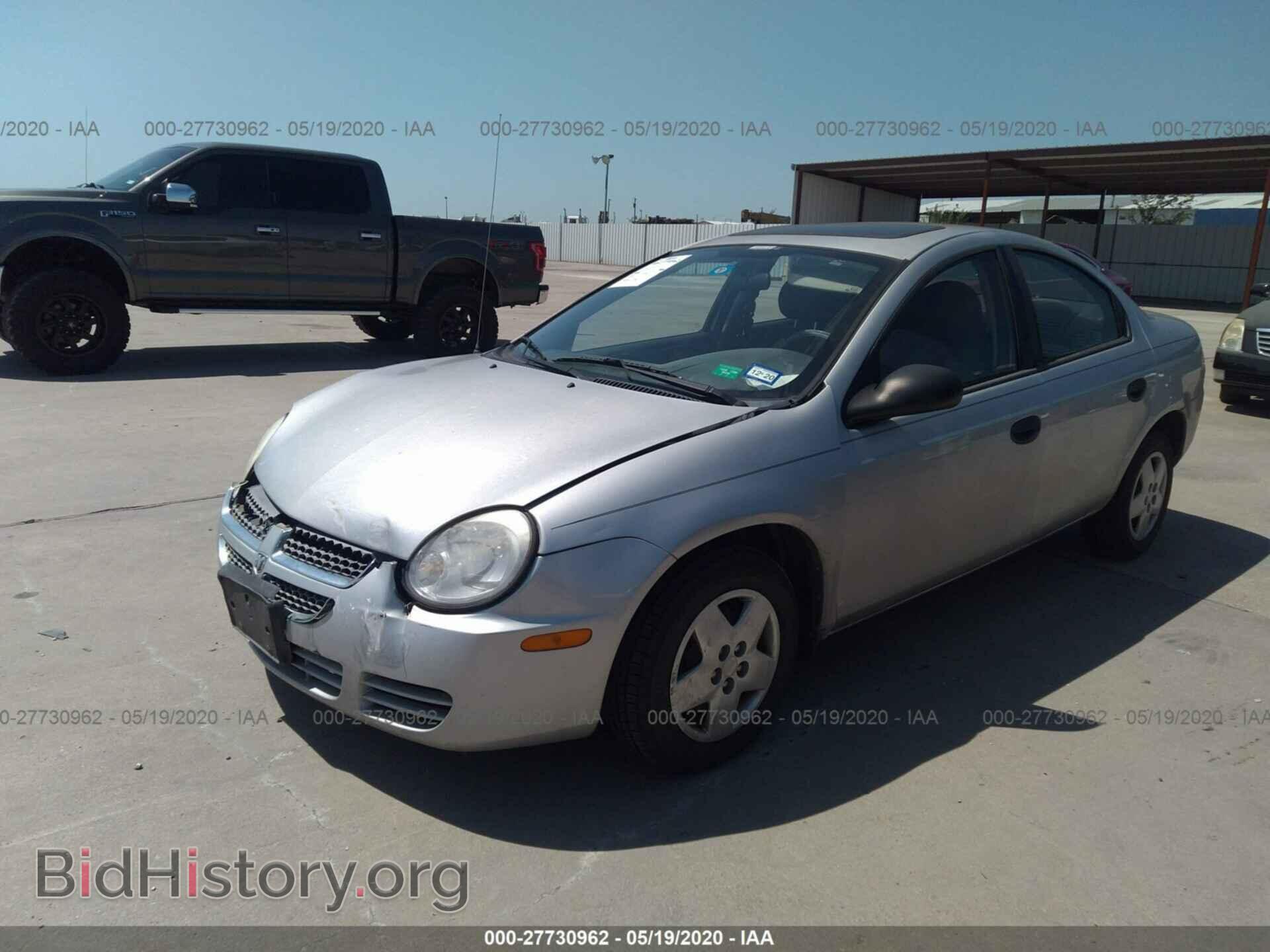 2005 DODGE NEON - VIN: 1B3ES26C65D168272 - Фото 2