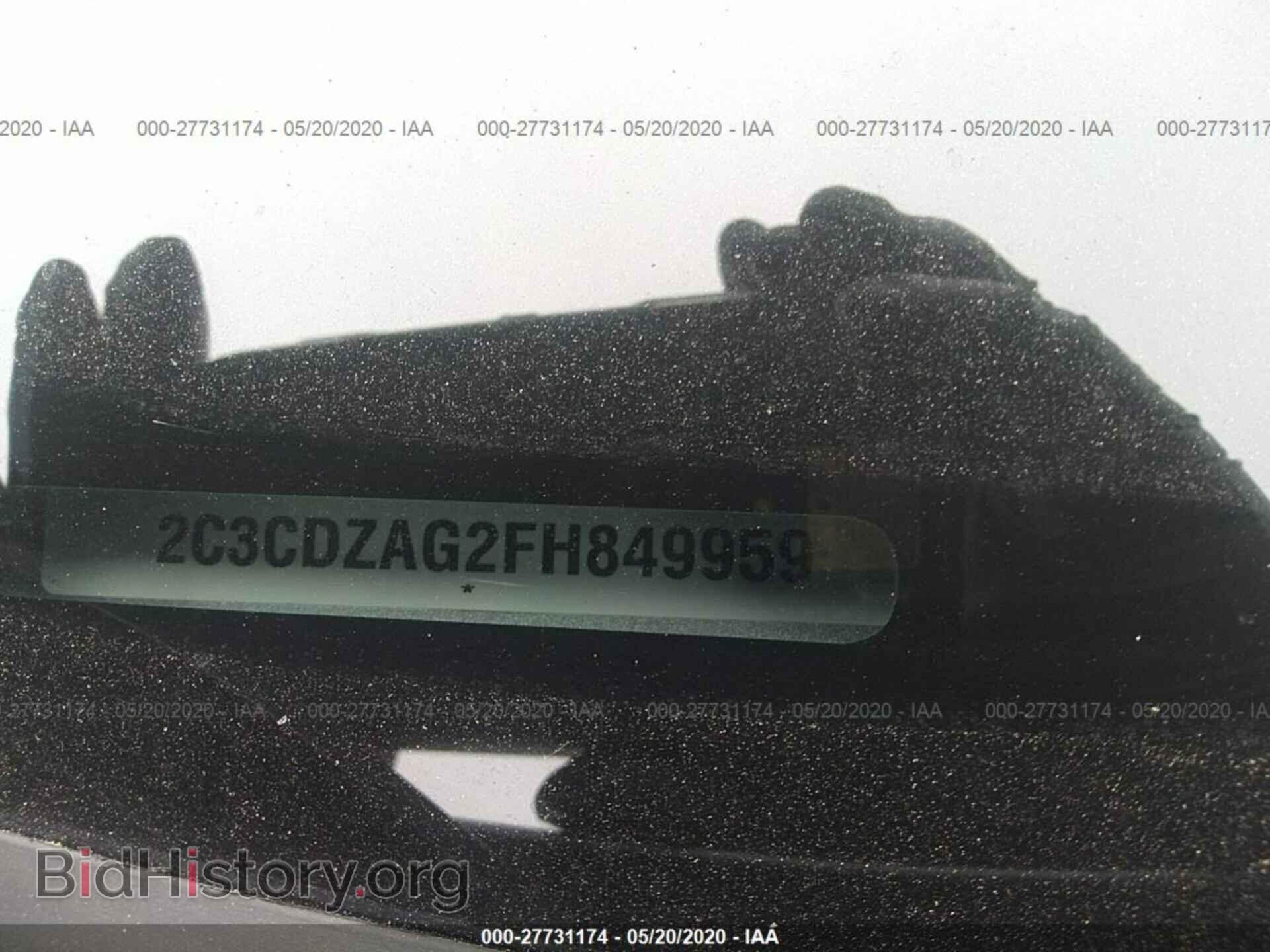 2015 DODGE CHALLENGER - VIN: 2C3CDZAG2FH849959 - Фото 9