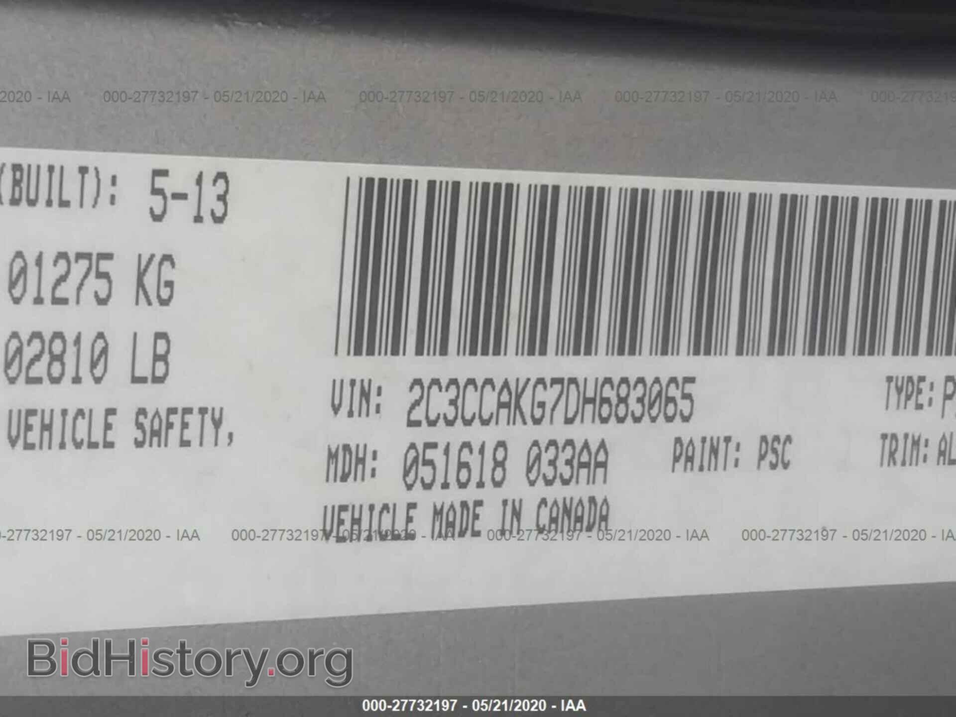 2013 CHRYSLER 300 - VIN: 2C3CCAKG7DH683065 - Photo 9
