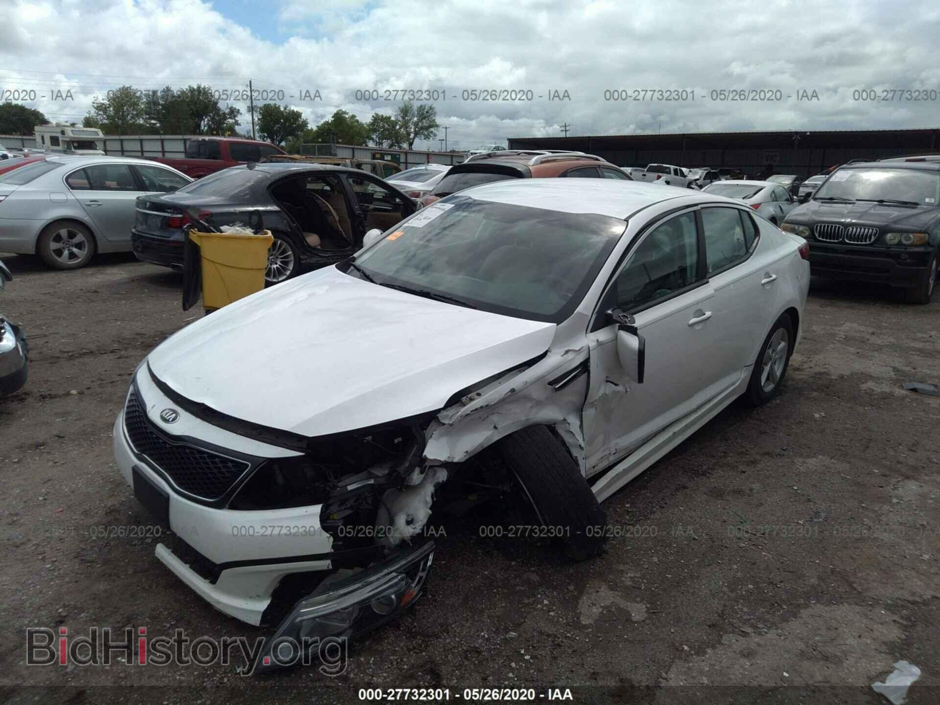 2015 KIA OPTIMA - VIN: KNAGM4A73F5643442 - Фото 2