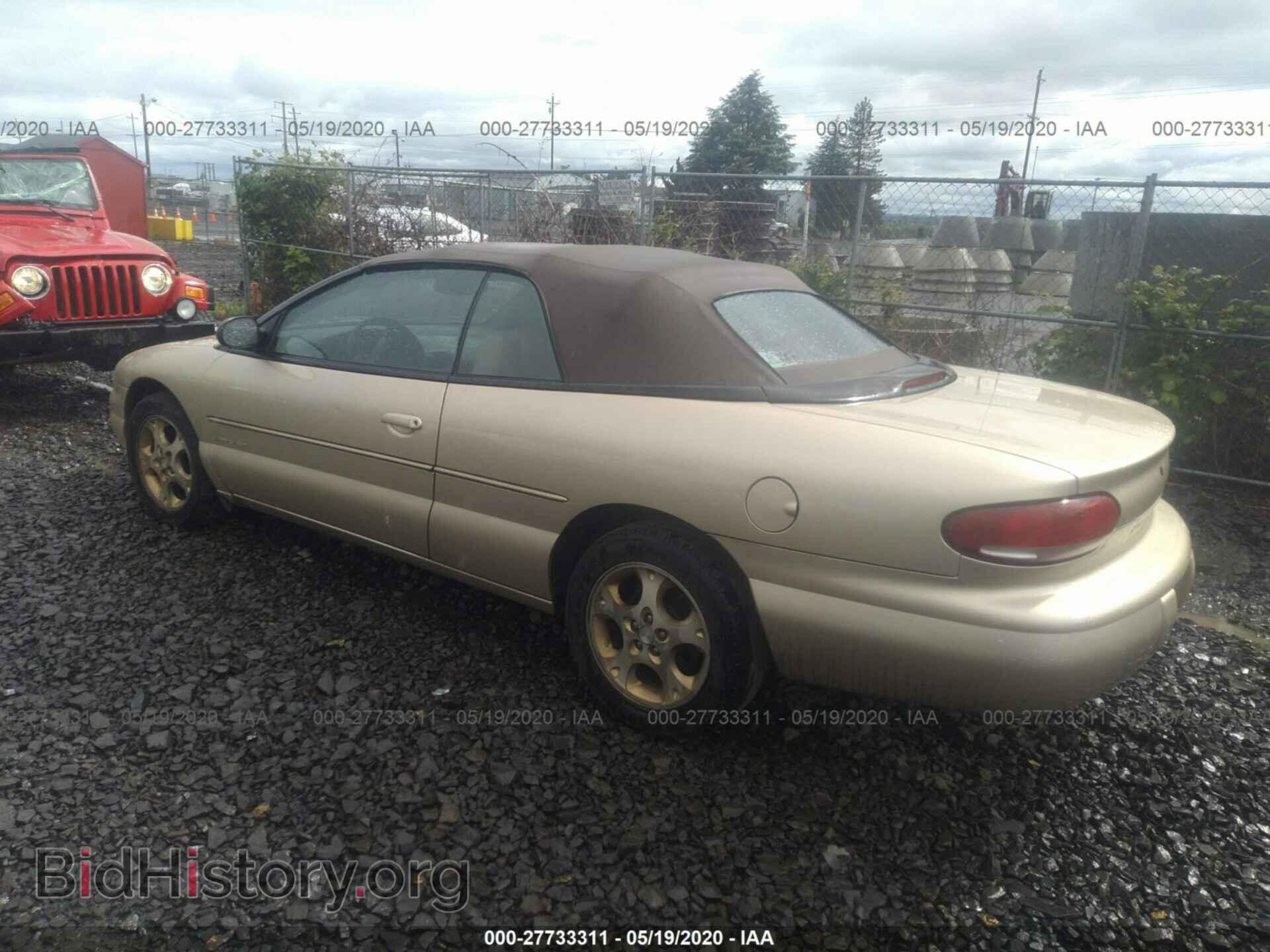 1998 CHRYSLER SEBRING - VIN: 3C3EL55H4WT323895 - Фото 3