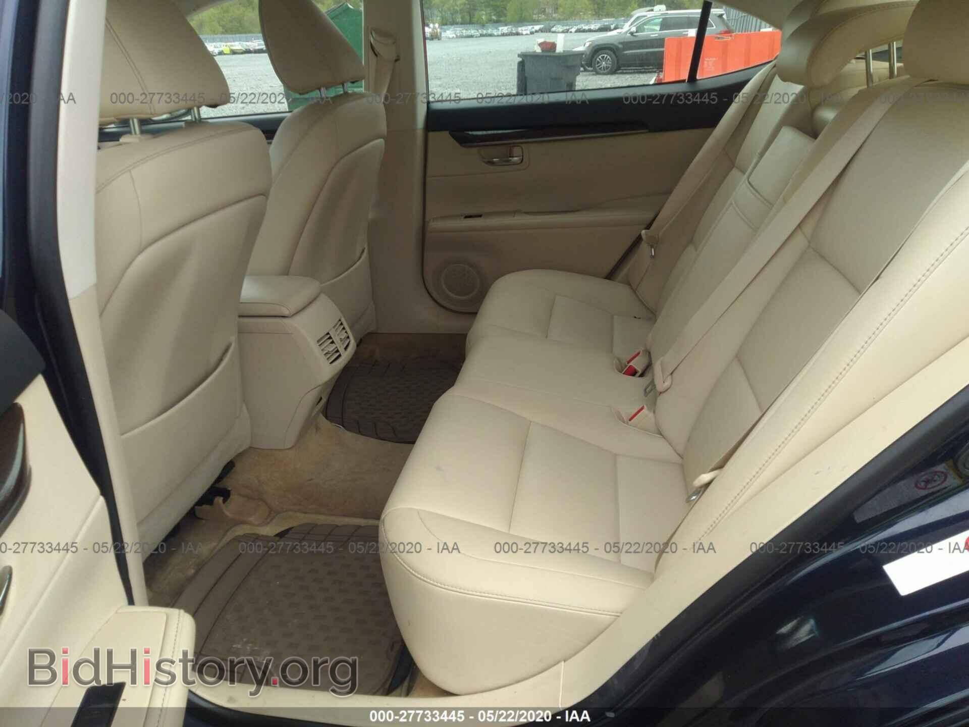2013 LEXUS ES 350 - VIN: JTHBK1GG6D2016059 - Фото 8