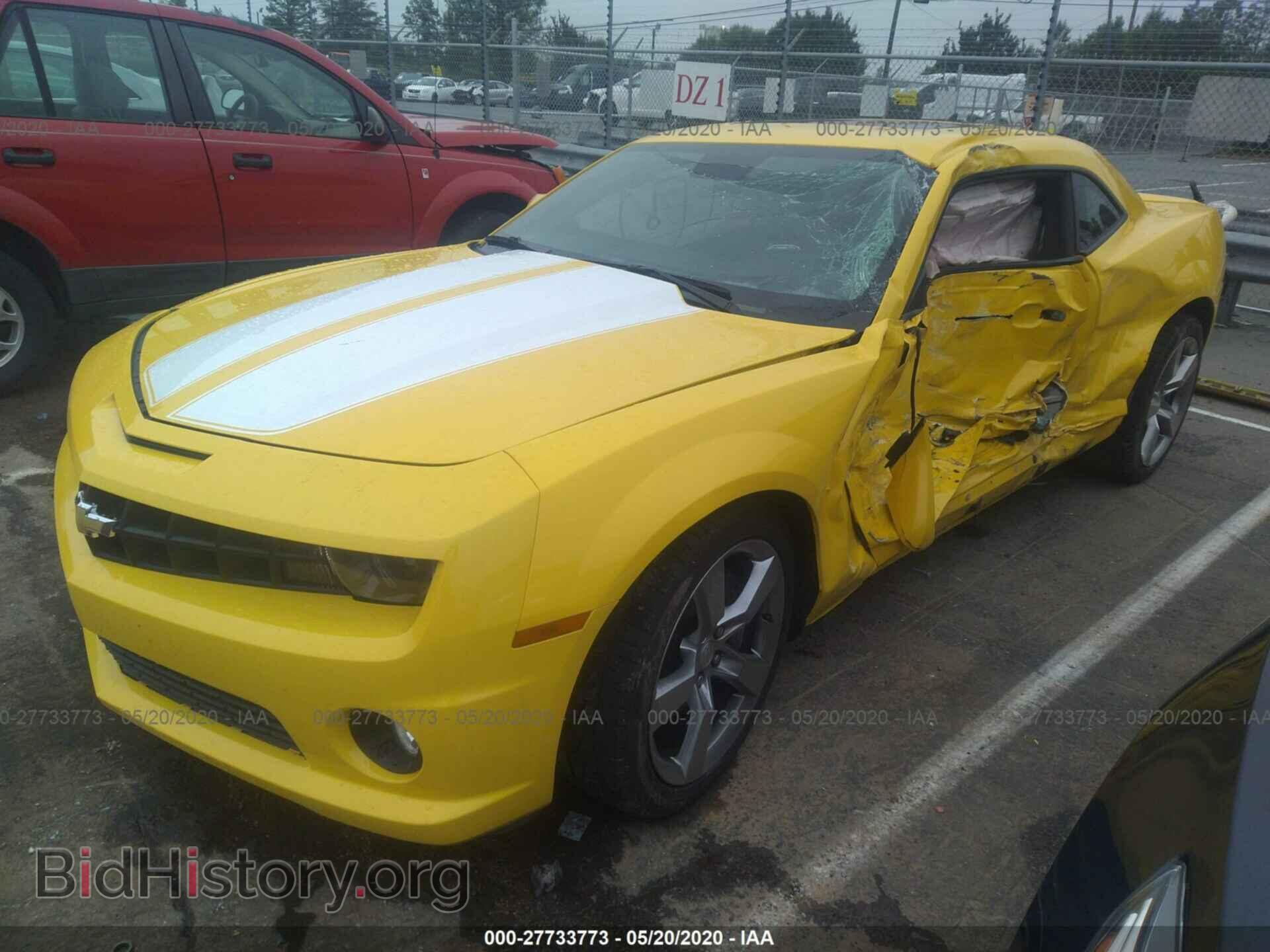 2011 CHEVROLET CAMARO - VIN: 2G1FT1EW2B9103877 - Фото 2