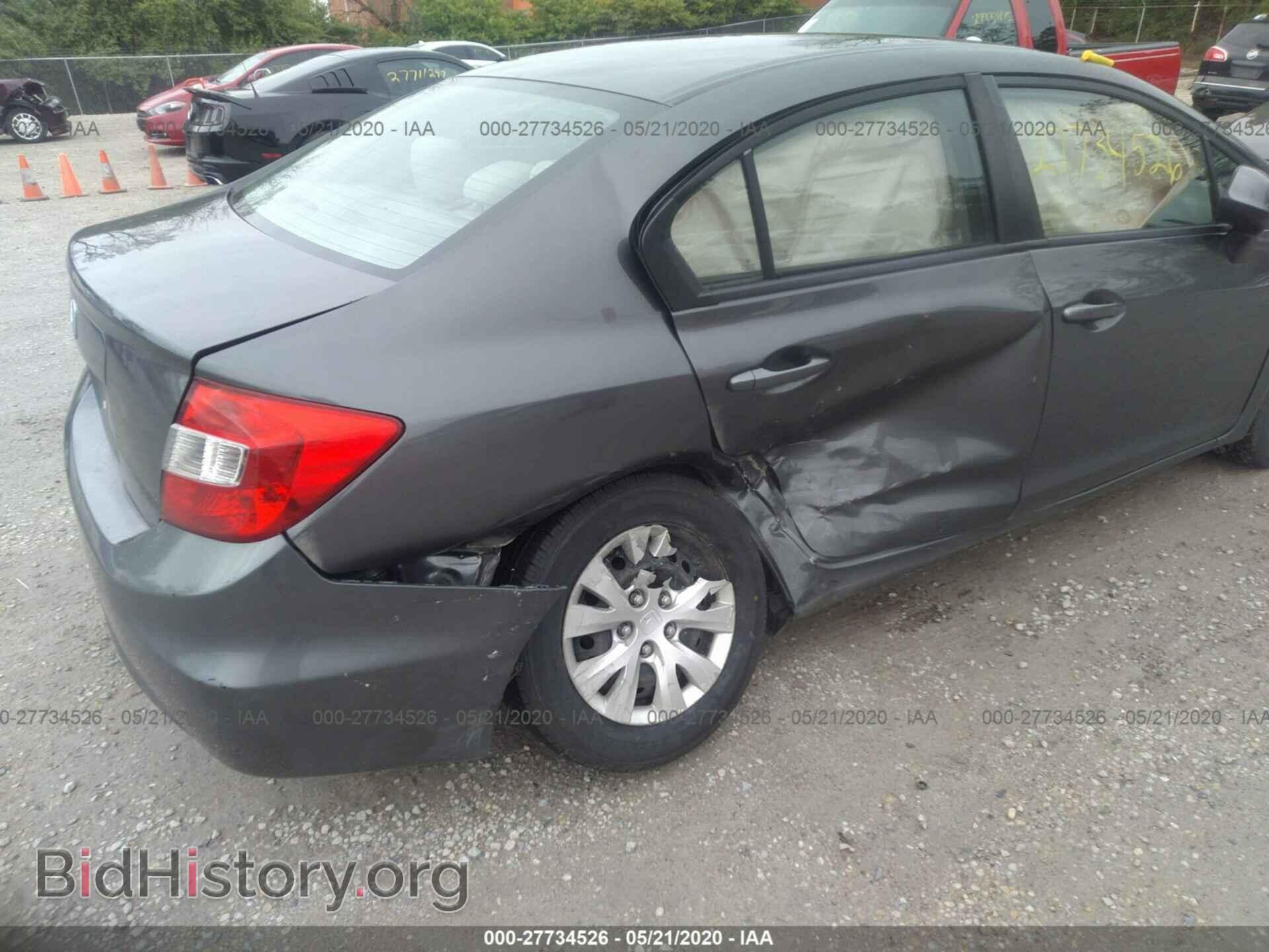 2012 HONDA CIVIC - VIN: 2HGFB2F59CH595449 - Фото 6