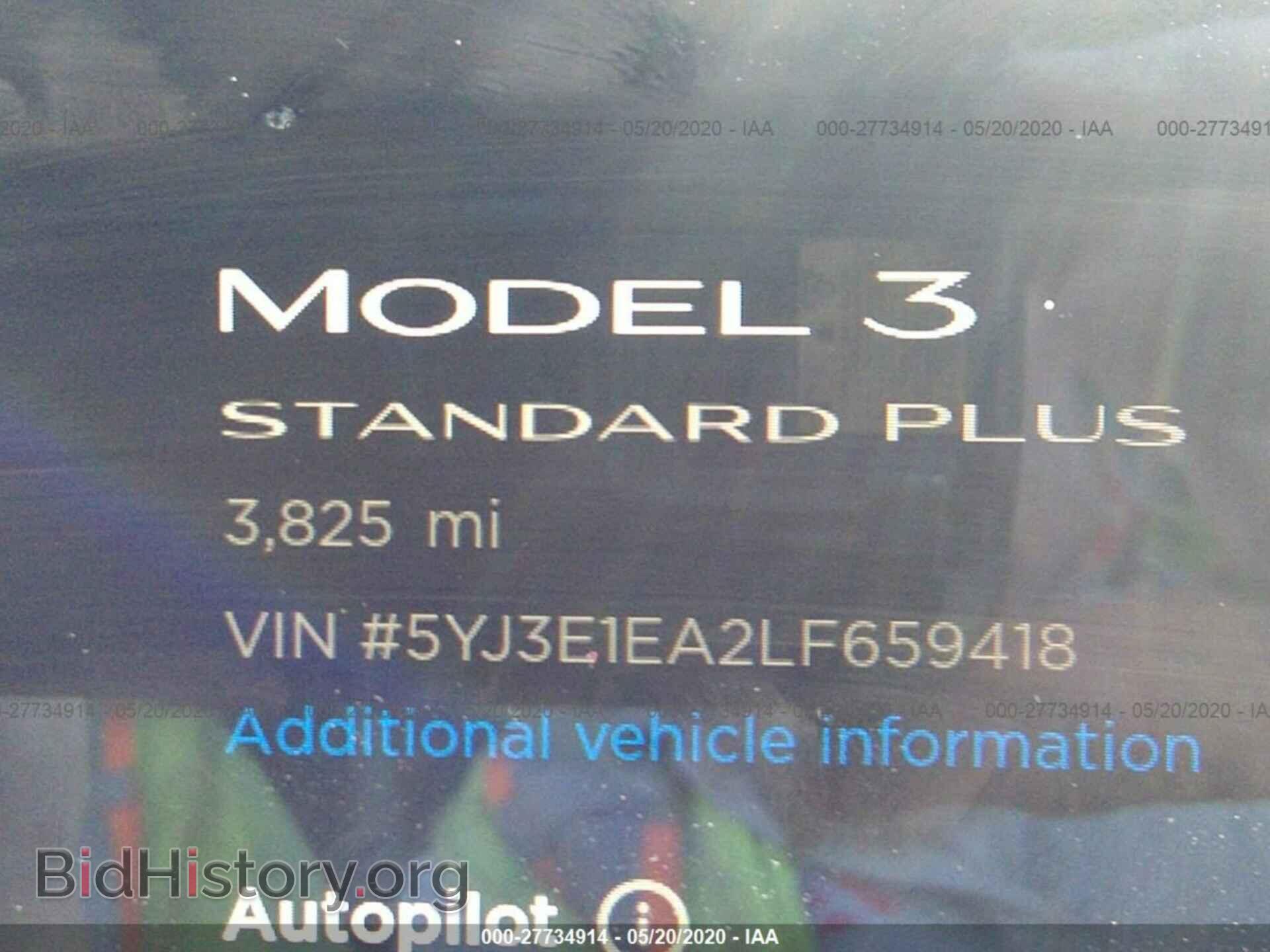 2020 TESLA MODEL 3 - VIN: 5YJ3E1EA2LF659418 - Photo 7