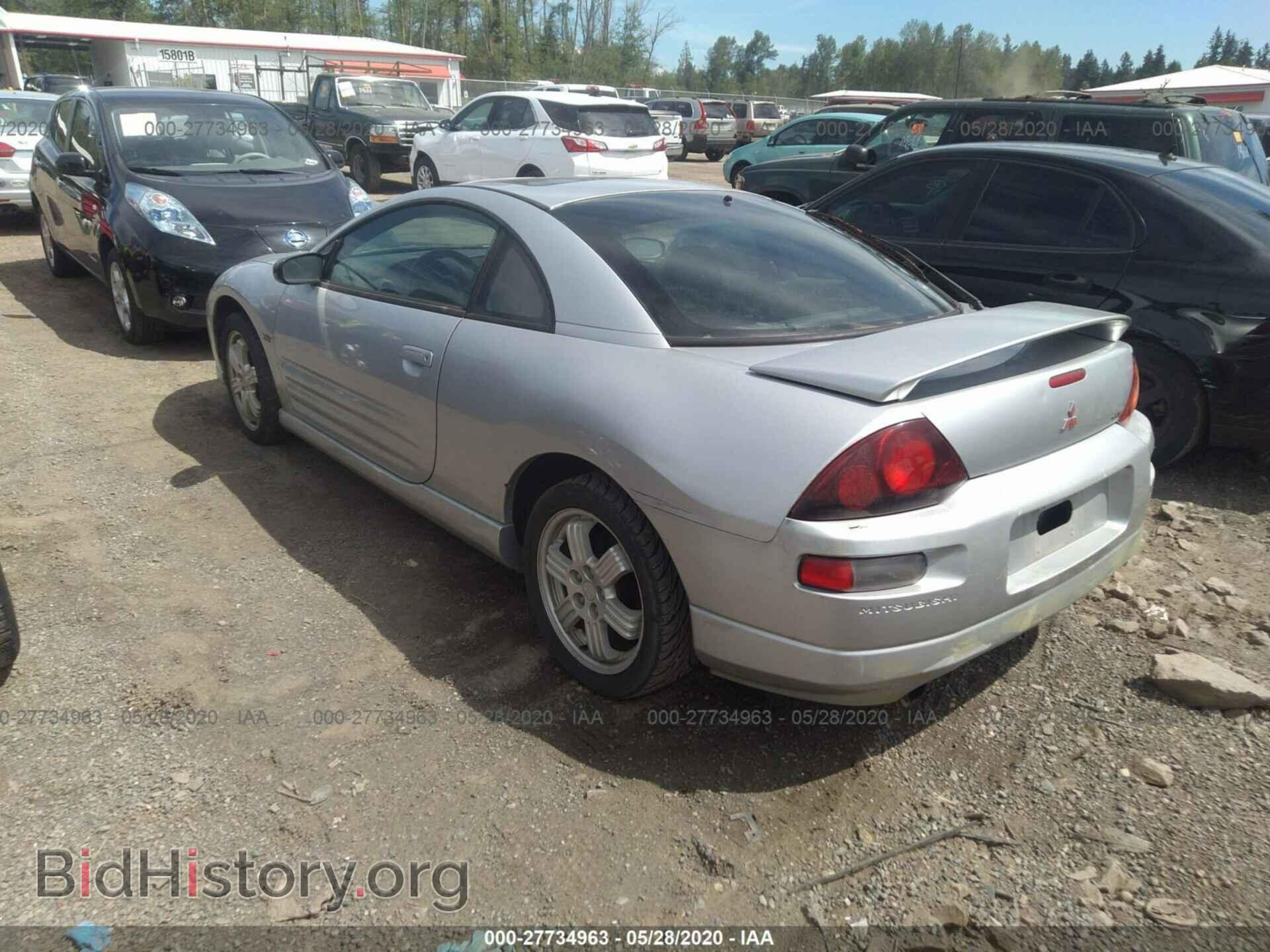 2001 MITSUBISHI ECLIPSE - VIN: 4A3AC54H11E102336 - Фото 3