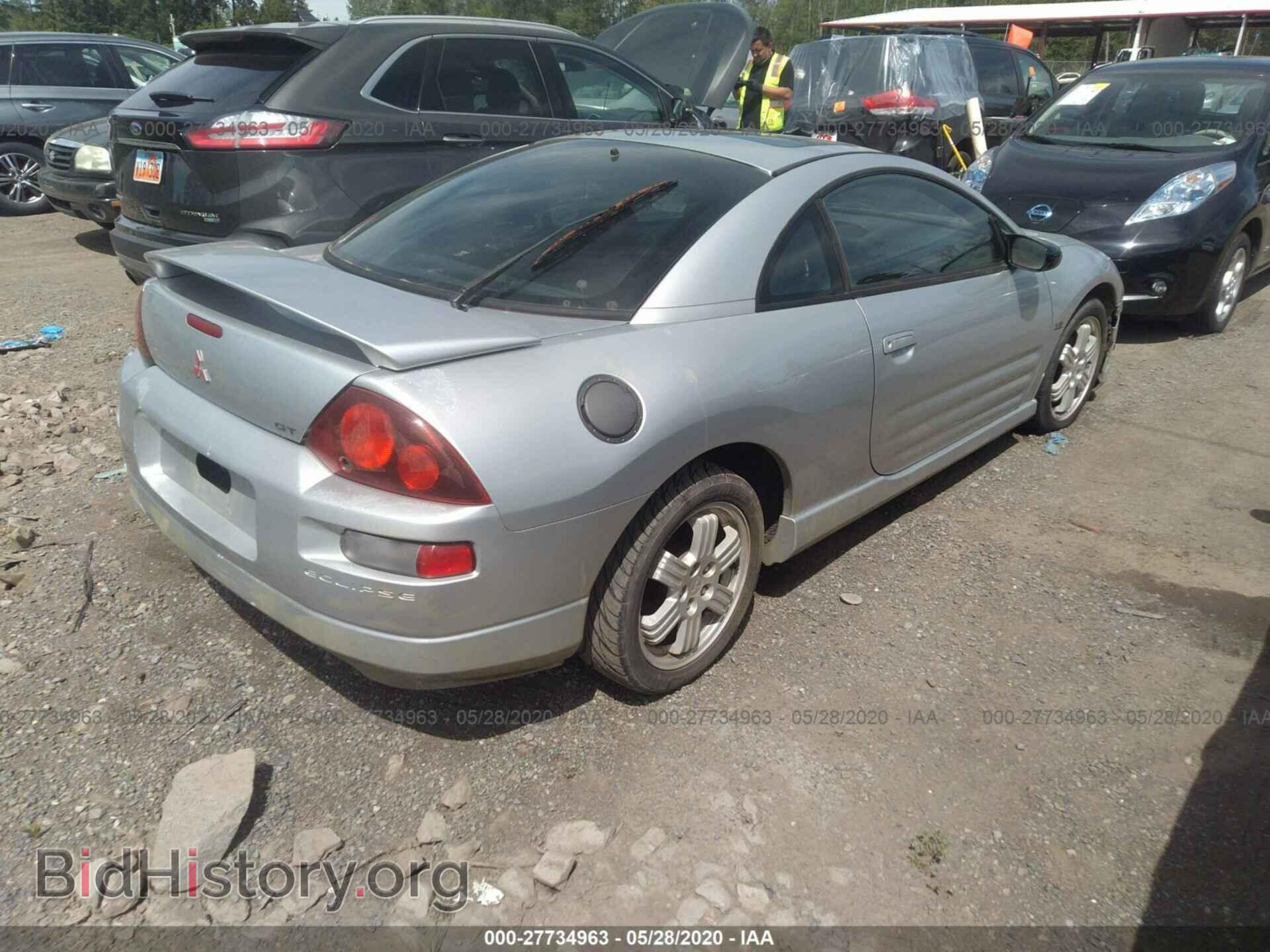 2001 MITSUBISHI ECLIPSE - VIN: 4A3AC54H11E102336 - Фото 4