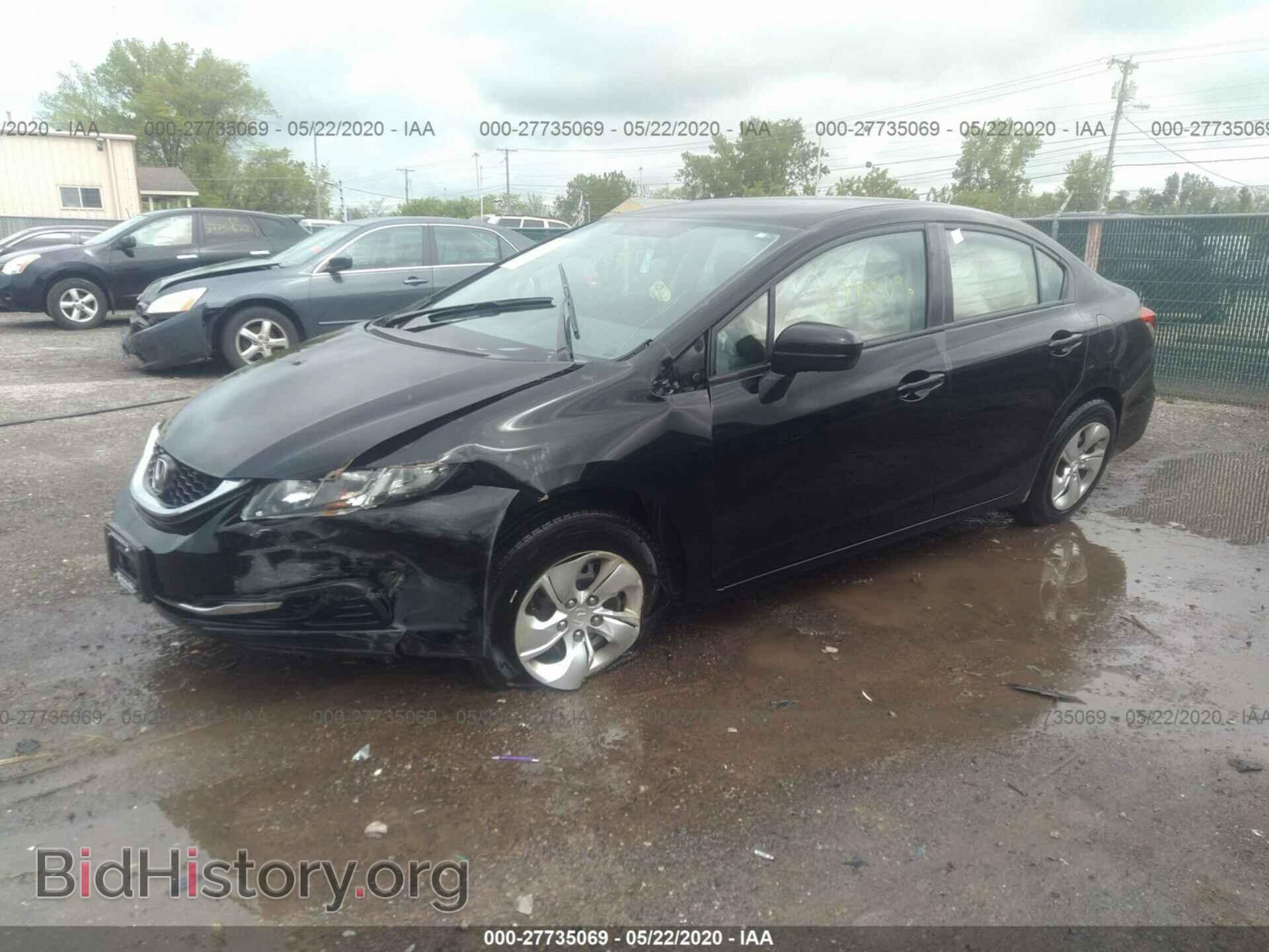 2014 HONDA CIVIC - VIN: 19XFB2F53EE003654 - Фото 2