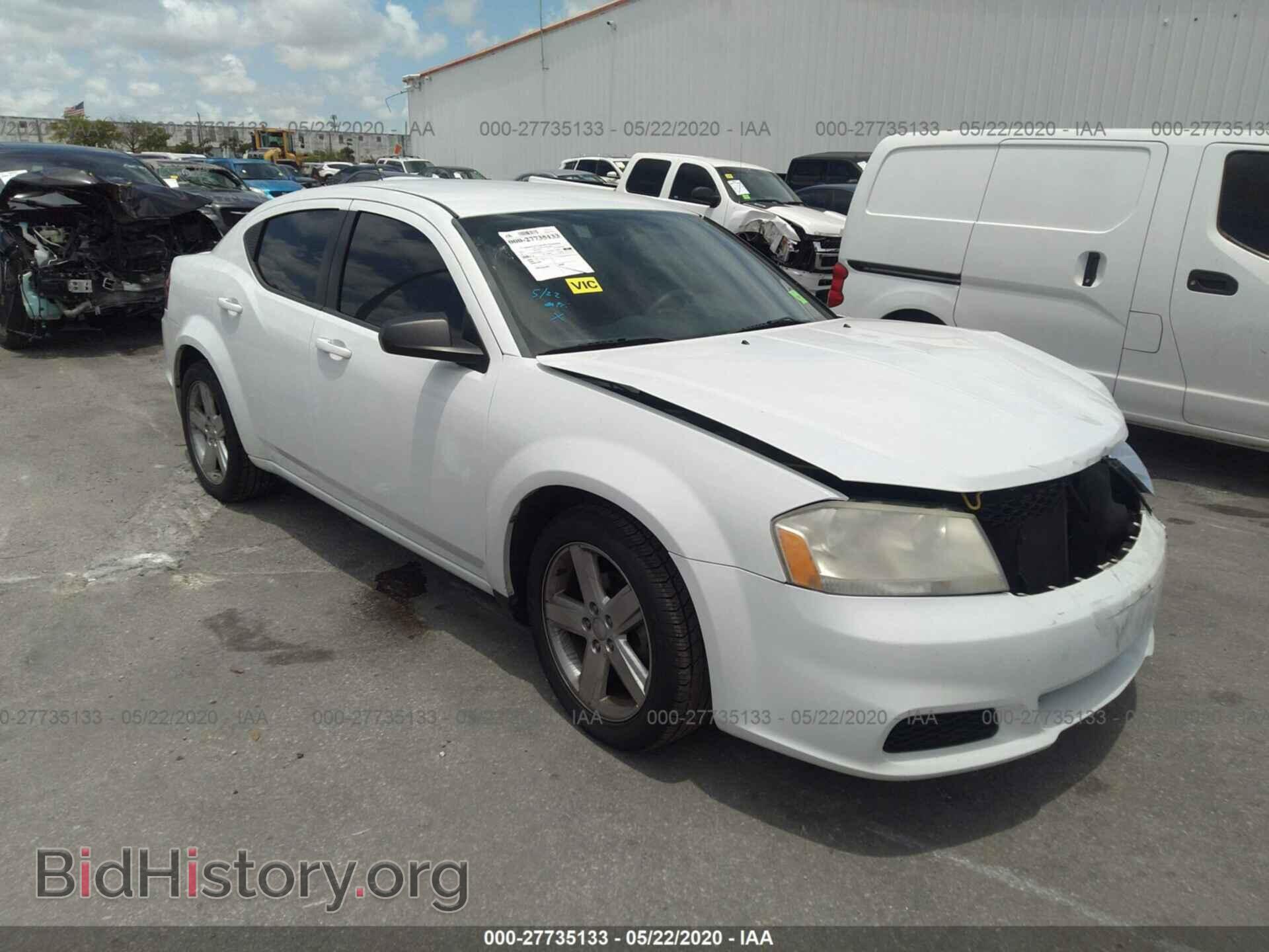 Photo 1C3CDZAB4DN566908 - DODGE AVENGER 2013