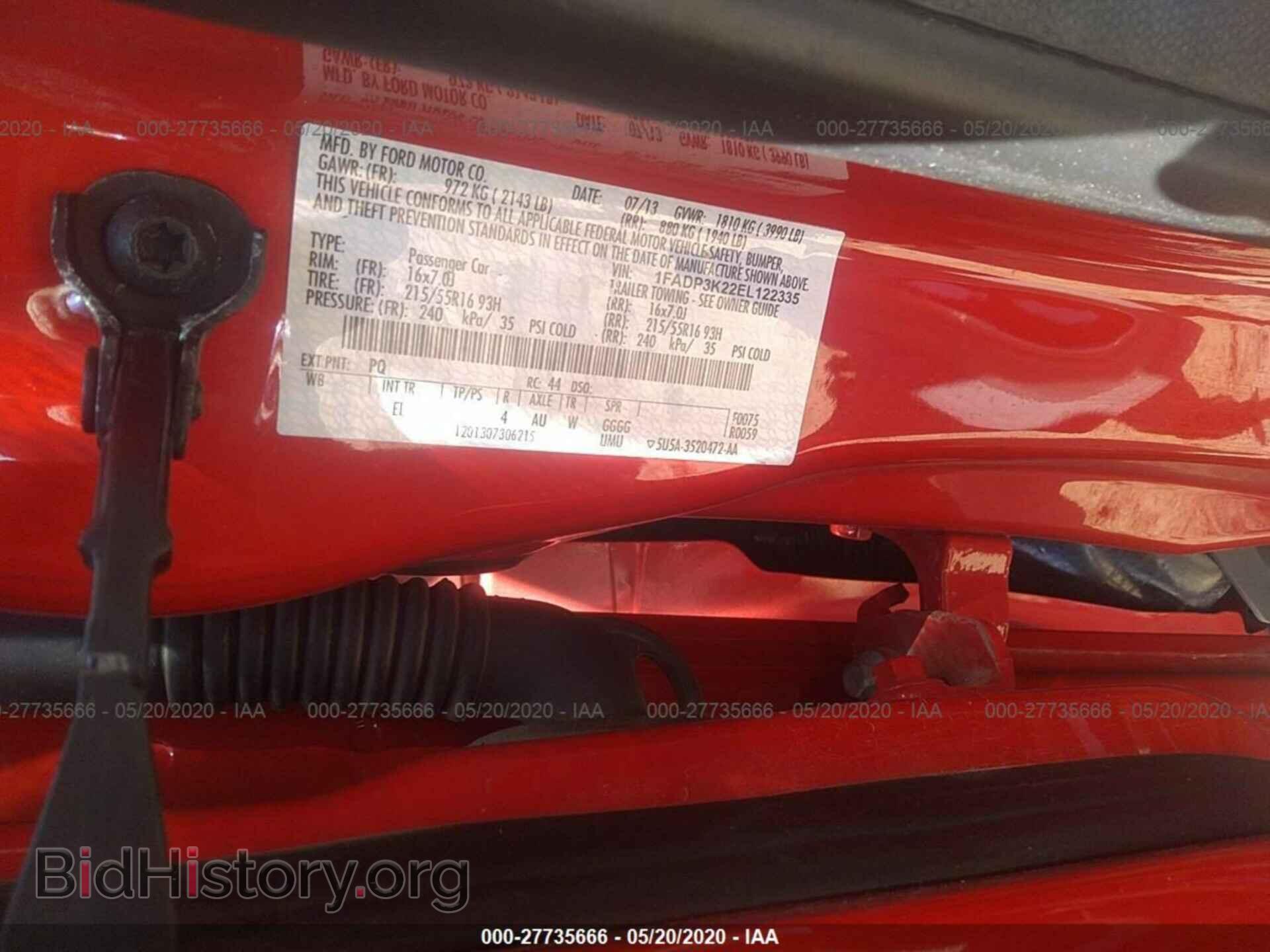 2014 FORD FOCUS - VIN: 1FADP3K22EL122335 - Photo 9