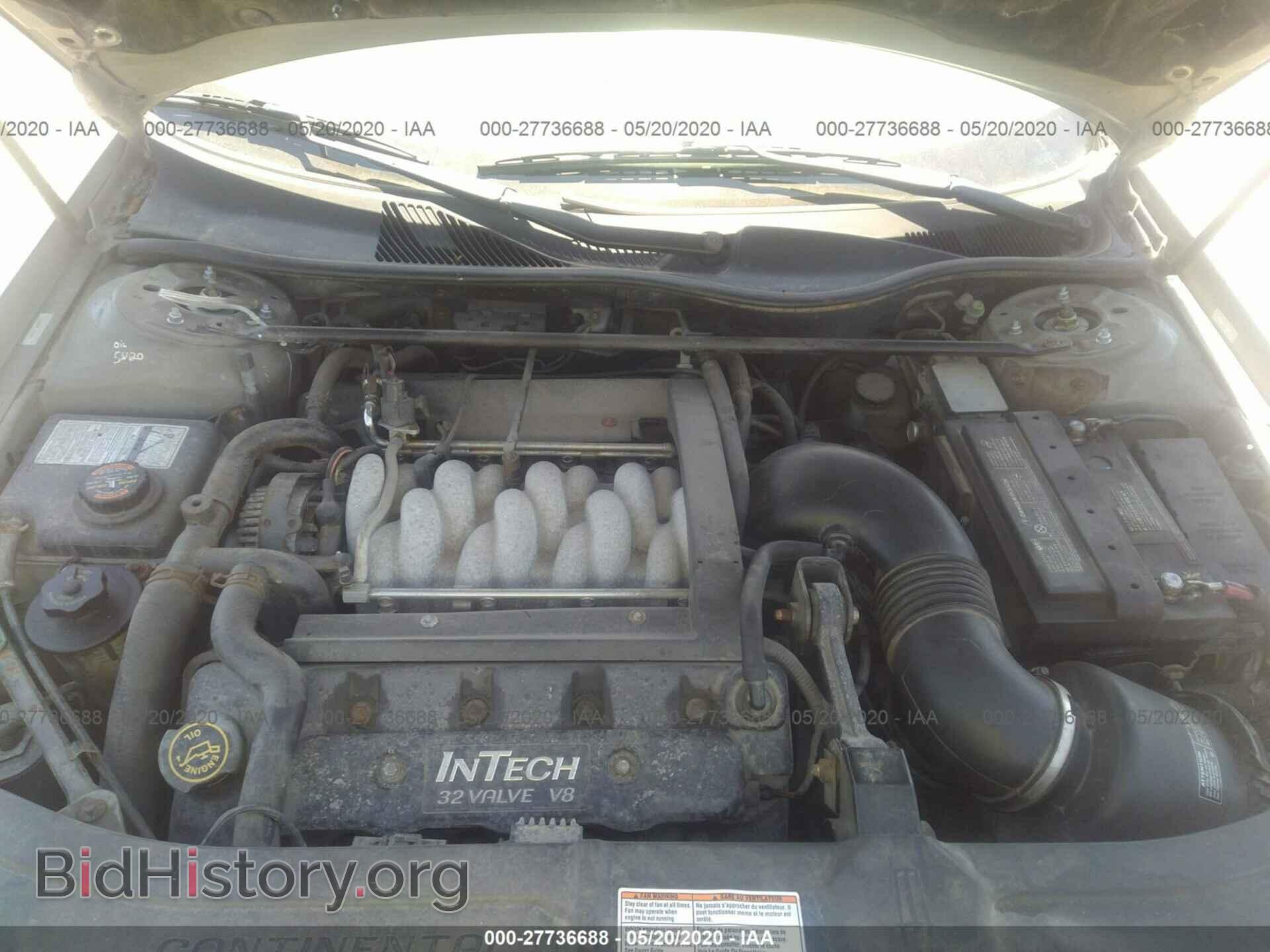 2000 LINCOLN CONTINENTAL - VIN: 1LNHM97V5YY892297 - Фото 10