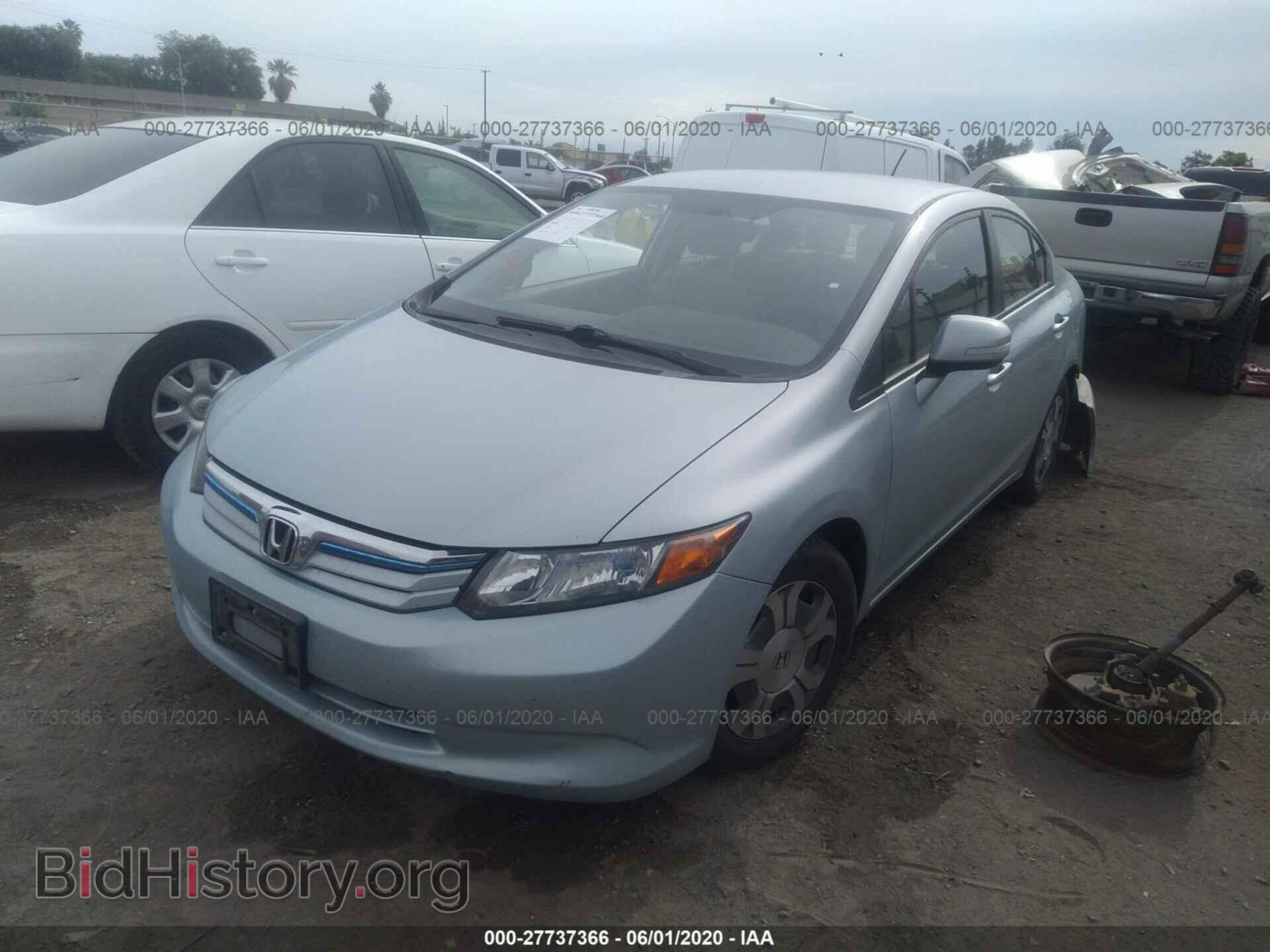2012 HONDA CIVIC - VIN: JHMFB4F25CS005240 - Фото 2