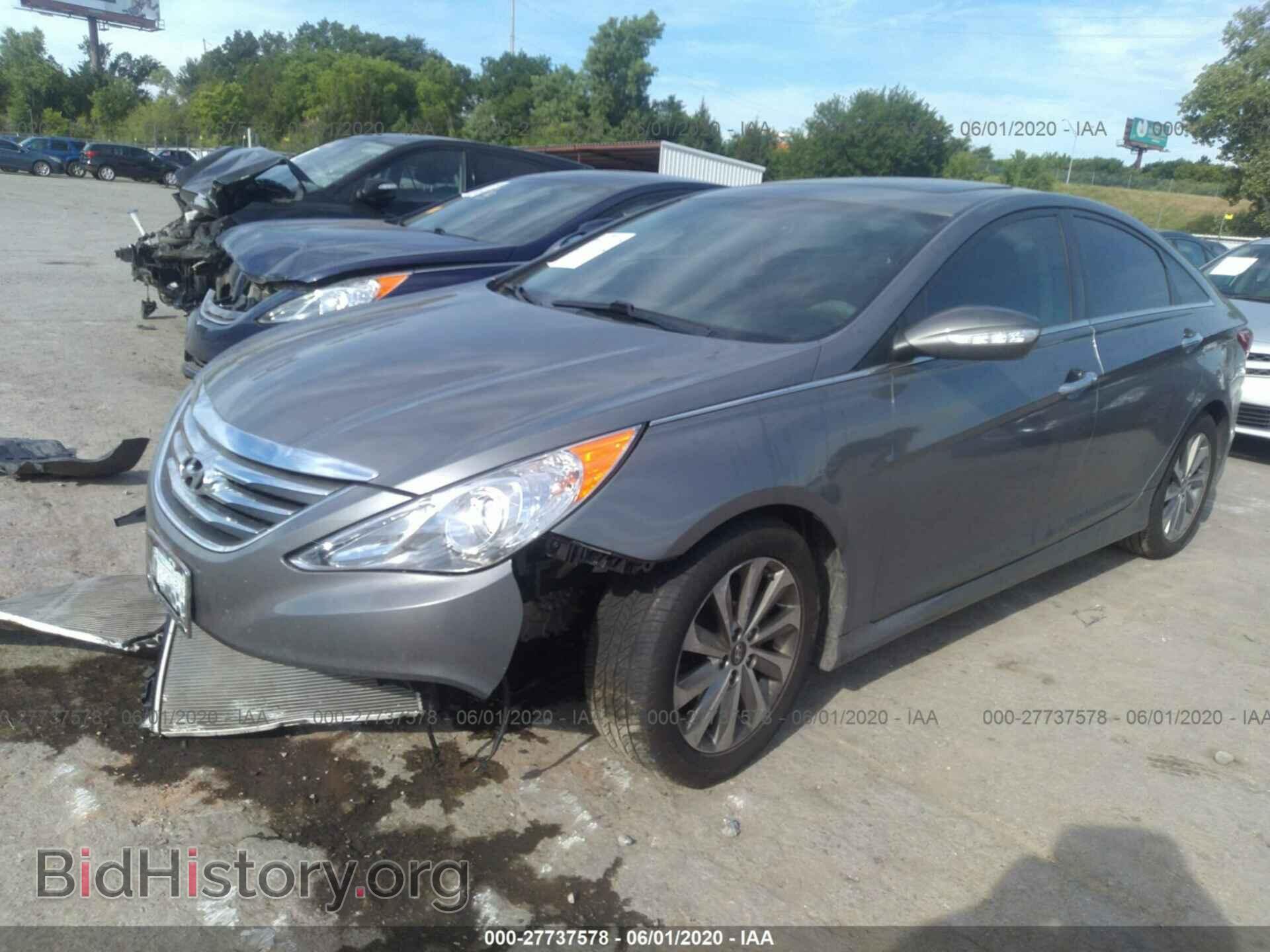 2014 HYUNDAI SONATA - VIN: 5NPEC4AC4EH879929 - Фото 2