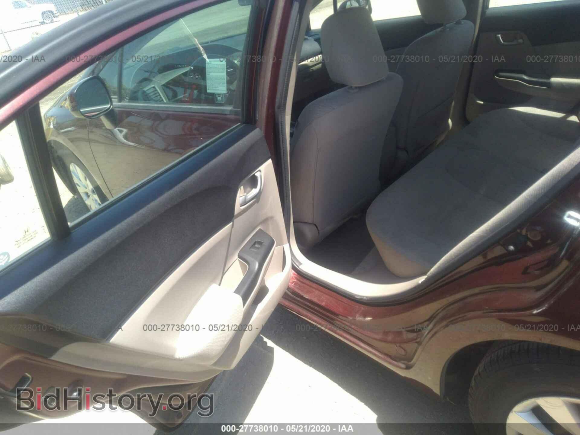 2012 HONDA CIVIC - VIN: 19XFB2F53CE336496 - Фото 8