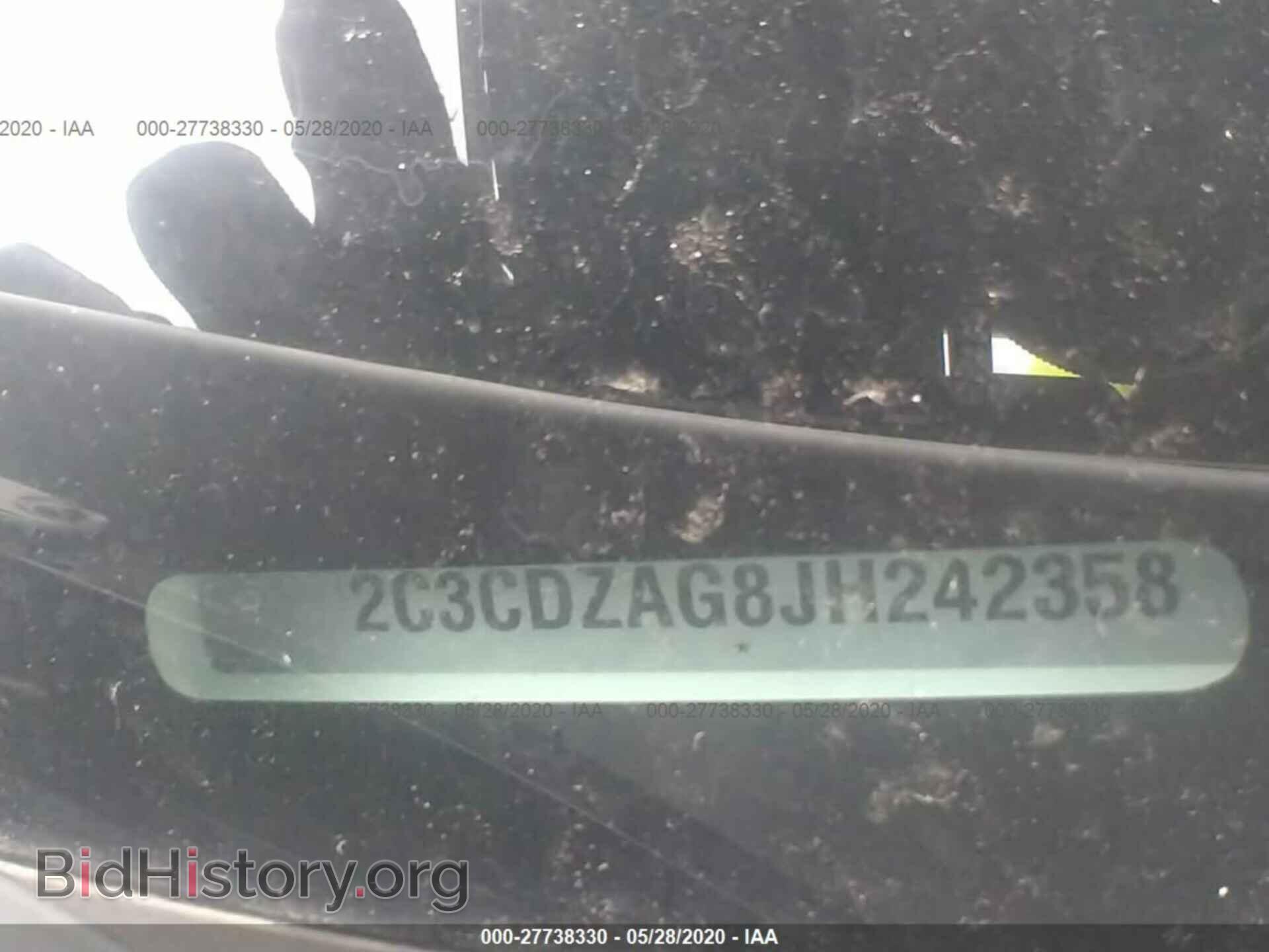 2018 DODGE CHALLENGER - VIN: 2C3CDZAG8JH242358 - Фото 9