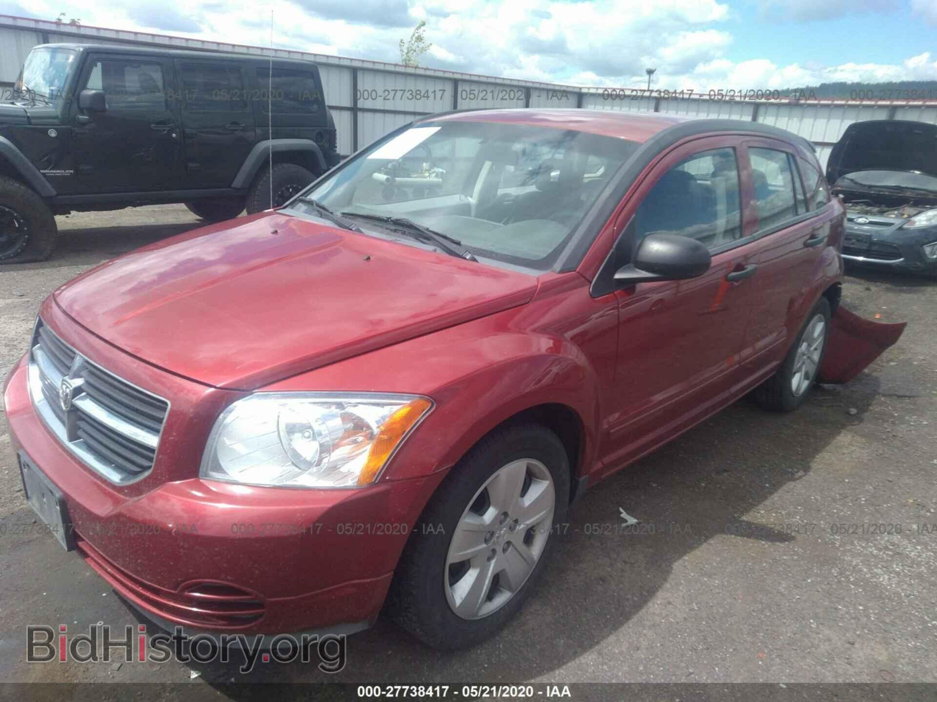 2007 DODGE CALIBER - VIN: 1B3HB48B97D380163 - Фото 2